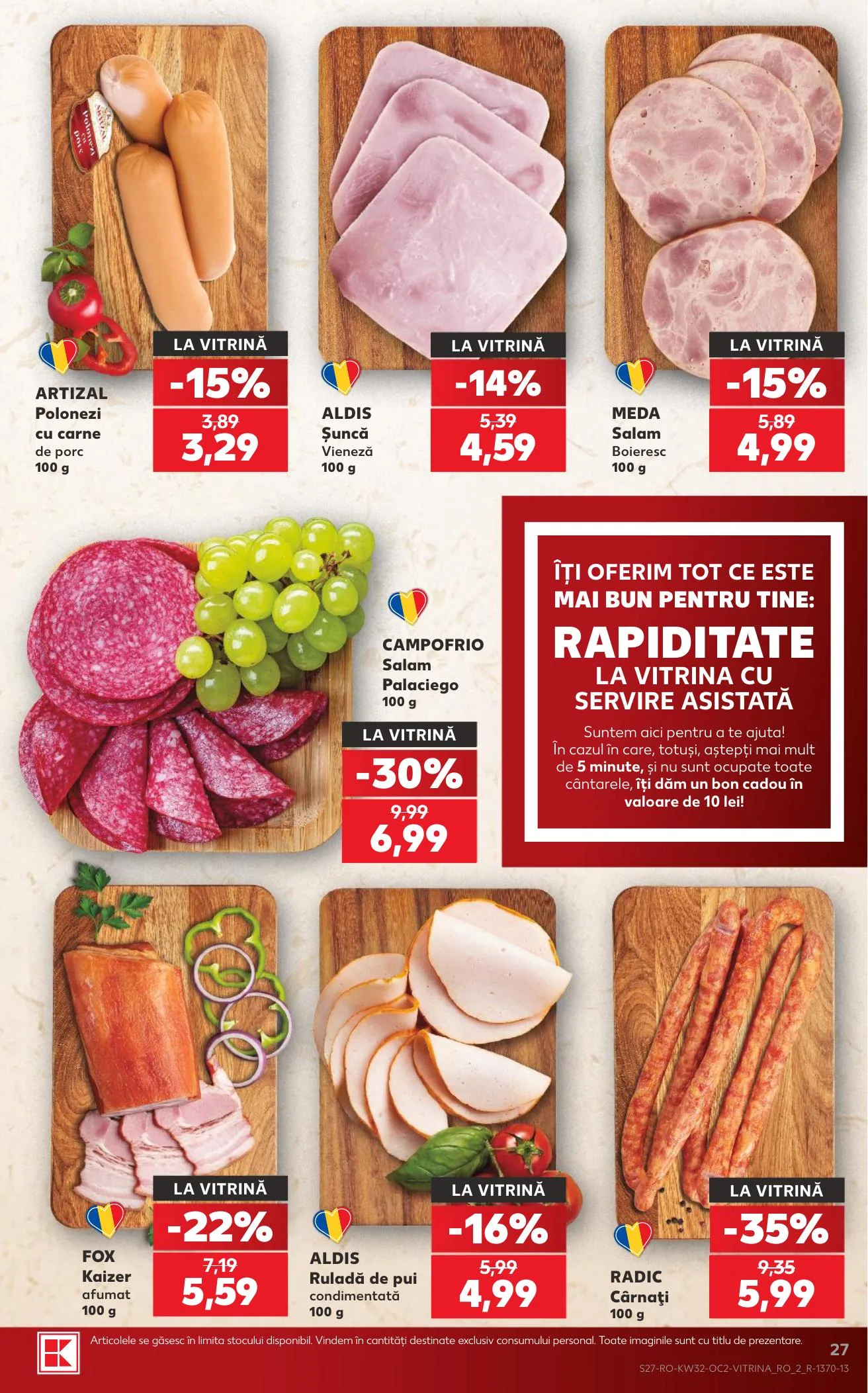 Kaufland akciós újság Románia 08.05–08.11 – 27. oldal