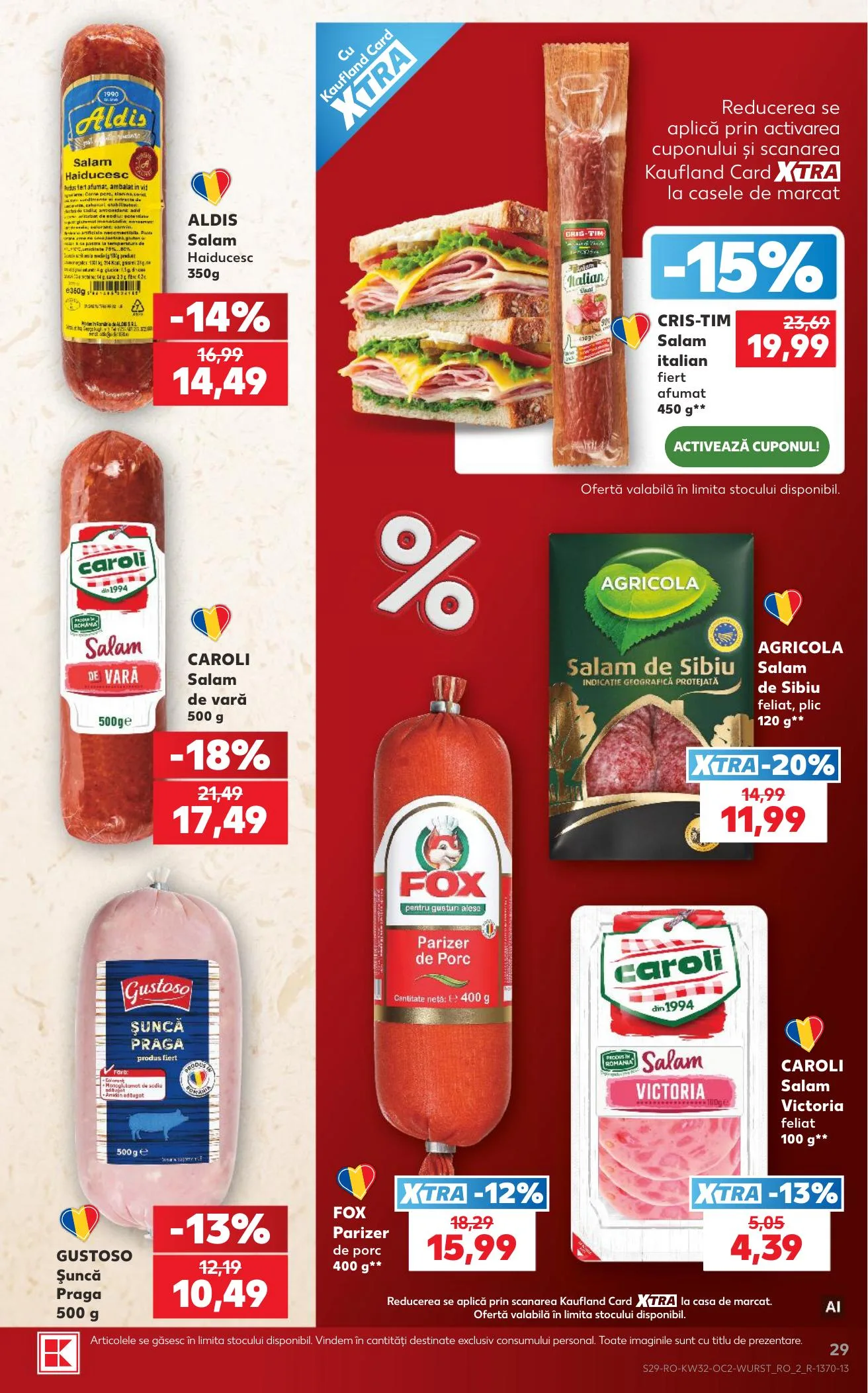 Kaufland akciós újság Románia 08.05–08.11 – 29. oldal