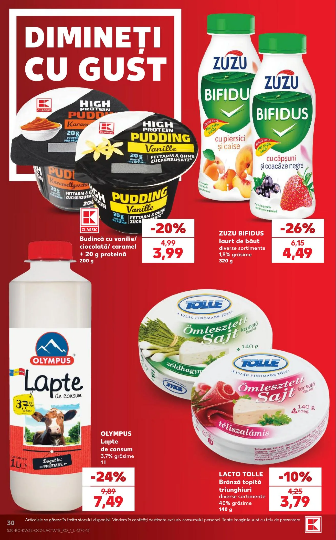 Kaufland akciós újság Románia 08.05–08.11 – 30. oldal