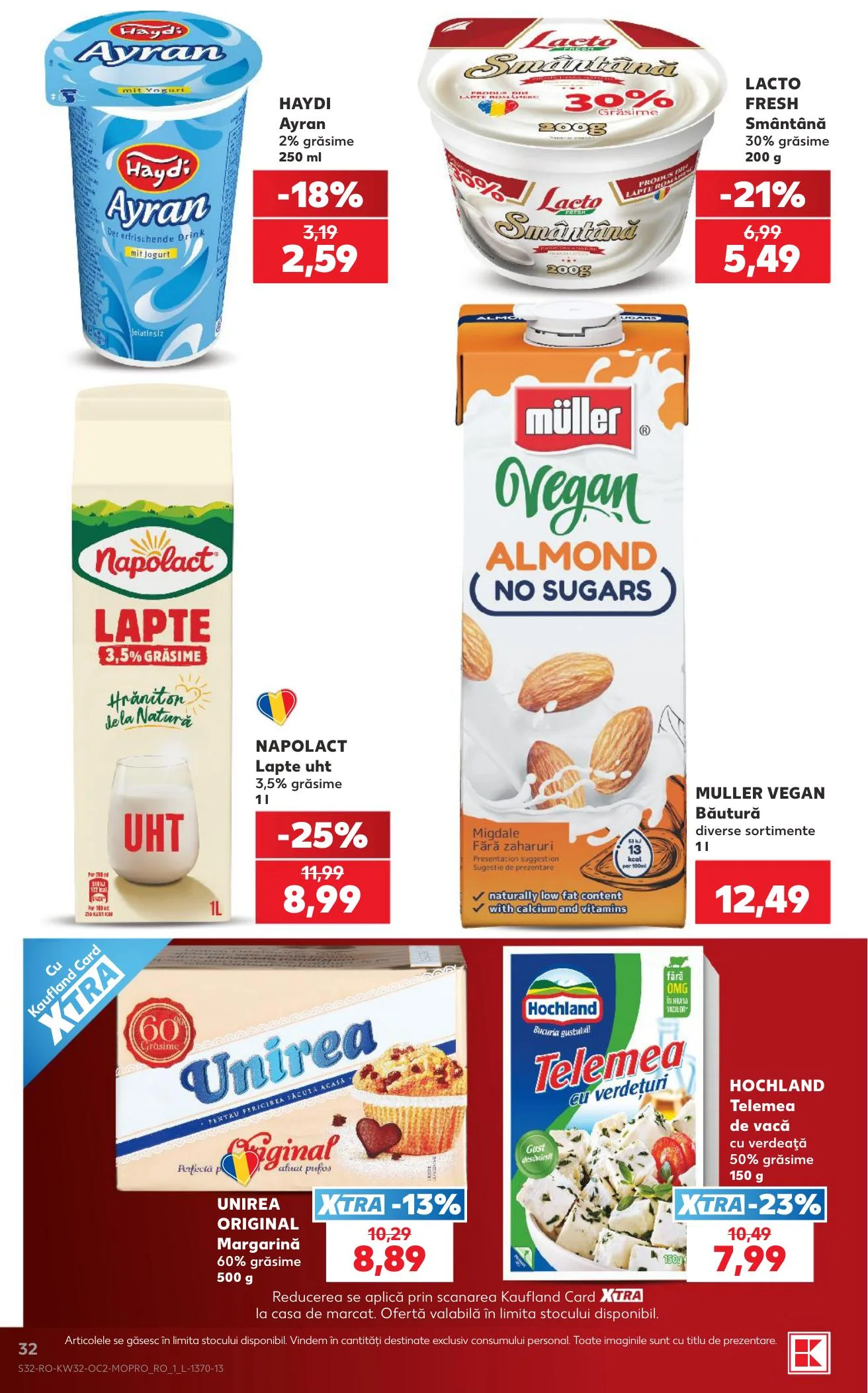 Kaufland akciós újság Románia 08.05–08.11 – 32. oldal