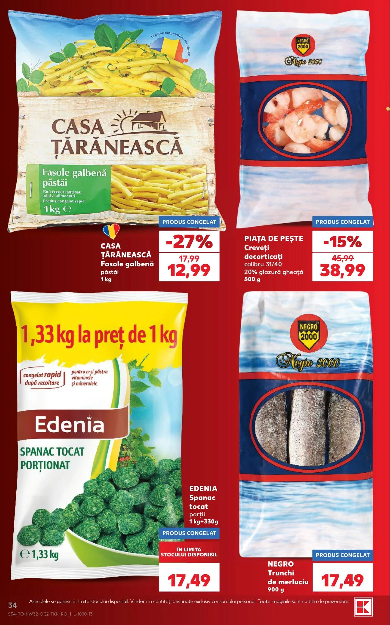 Kaufland akciós újság Románia 08.05–08.11 – 34. oldal