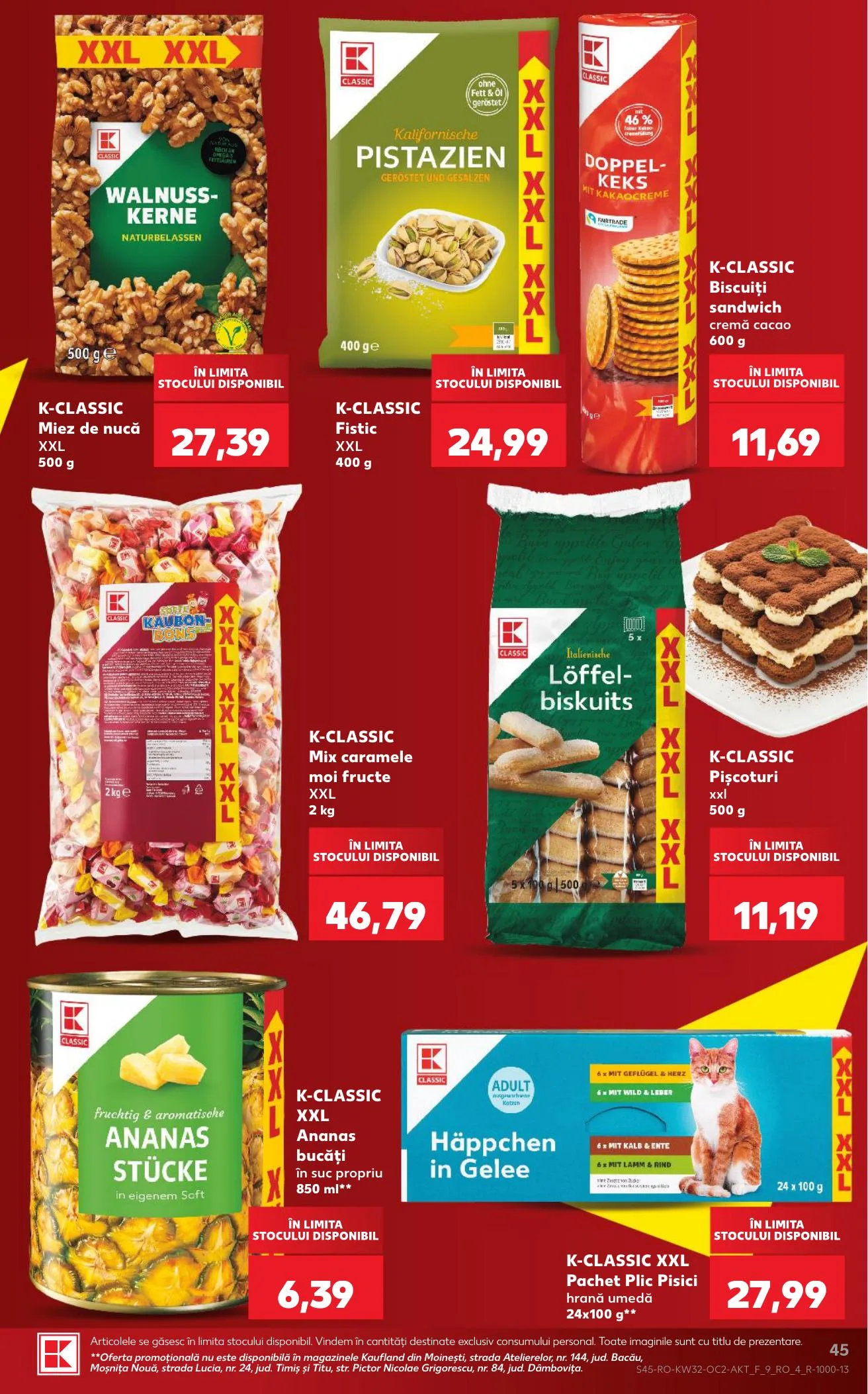 Kaufland akciós újság Románia 08.05–08.11 – 45. oldal