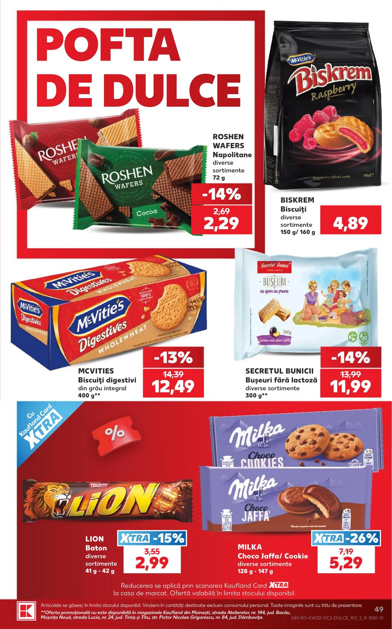 Kaufland akciós újság Románia 08.05–08.11 – 49. oldal