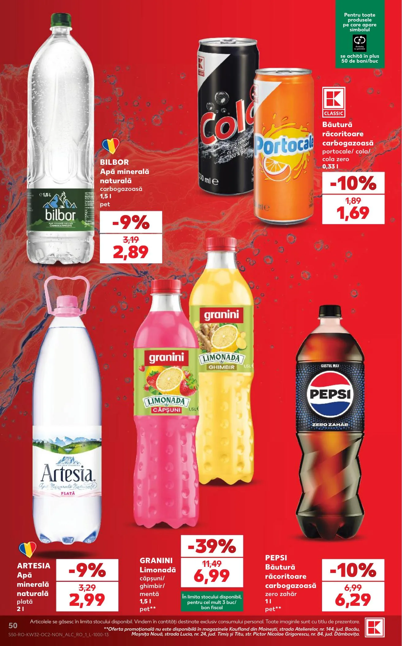 Kaufland akciós újság Románia 08.05–08.11 – 50. oldal