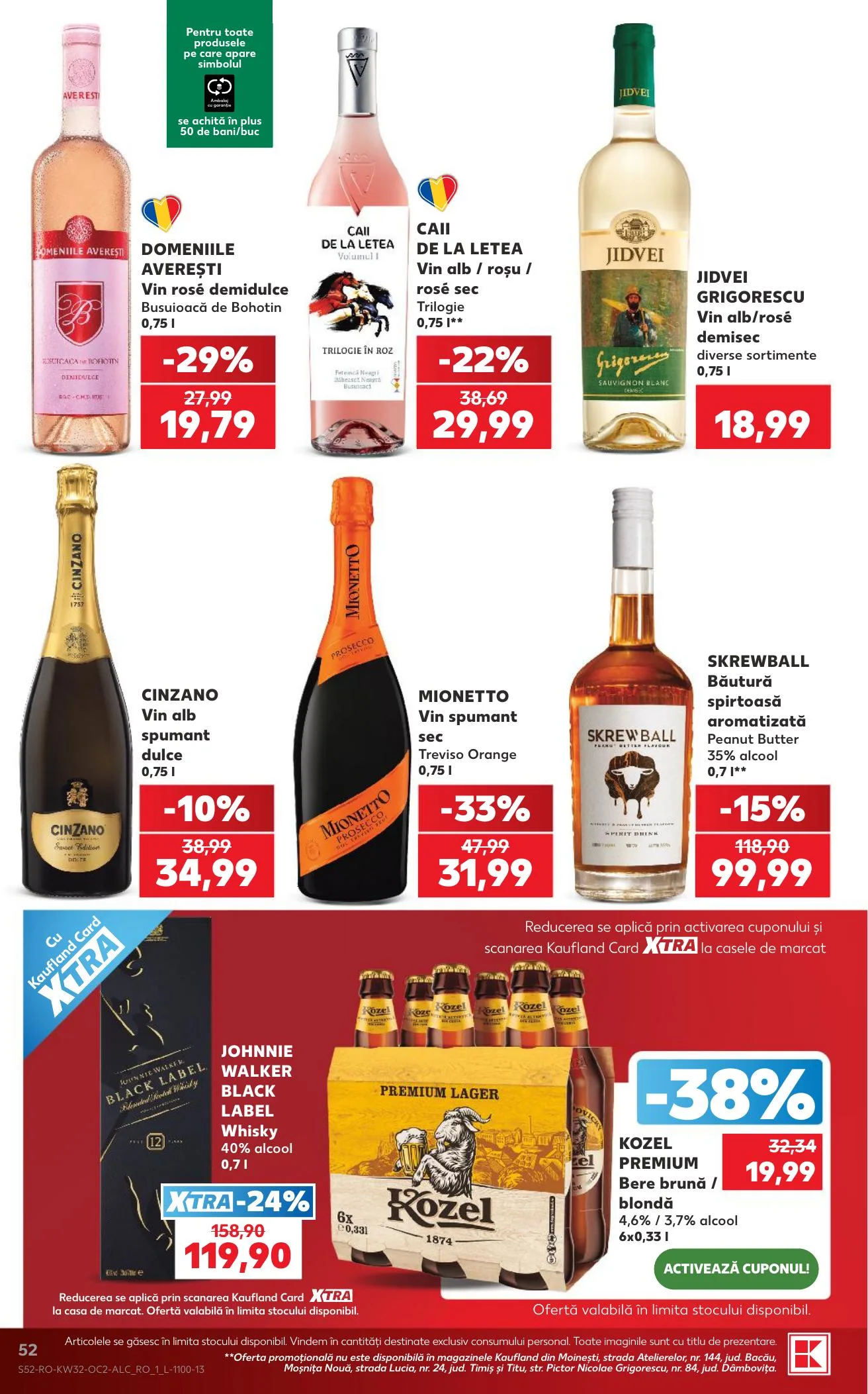 Kaufland akciós újság Románia 08.05–08.11 – 52. oldal