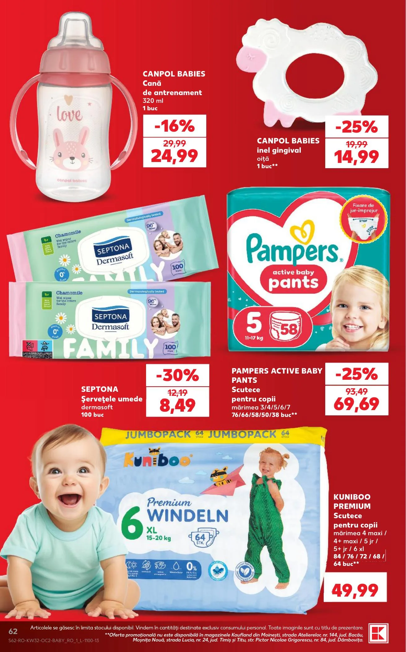 Kaufland akciós újság Románia 08.05–08.11 – 62. oldal