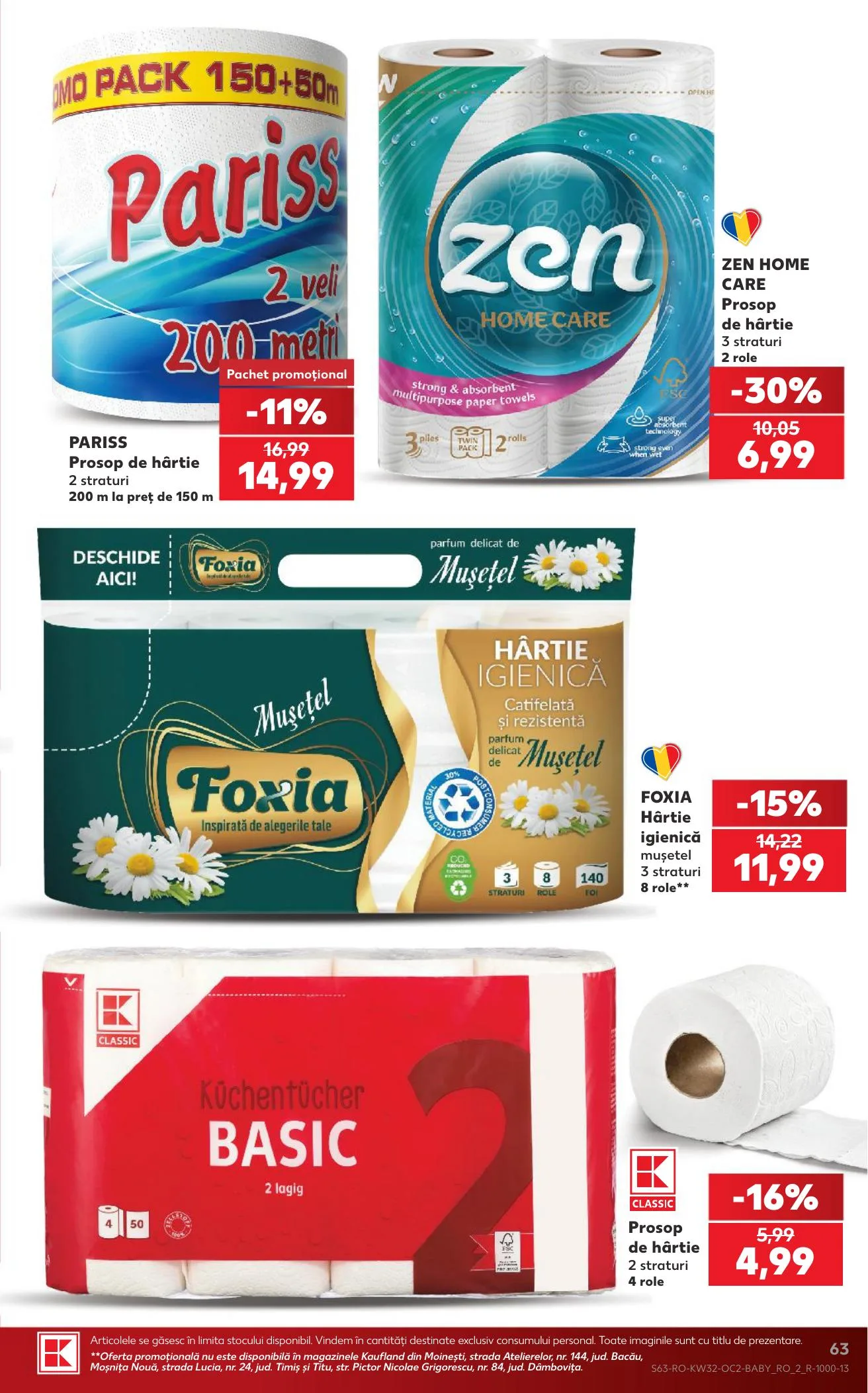 Kaufland akciós újság Románia 08.05–08.11 – 63. oldal