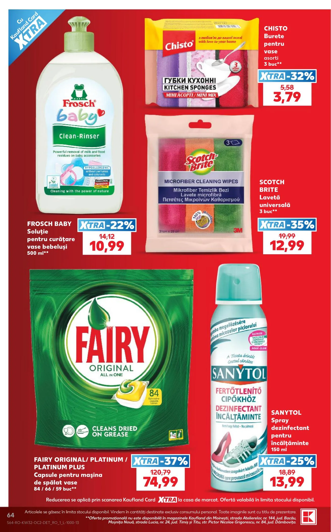 Kaufland akciós újság Románia 08.05–08.11 – 64. oldal