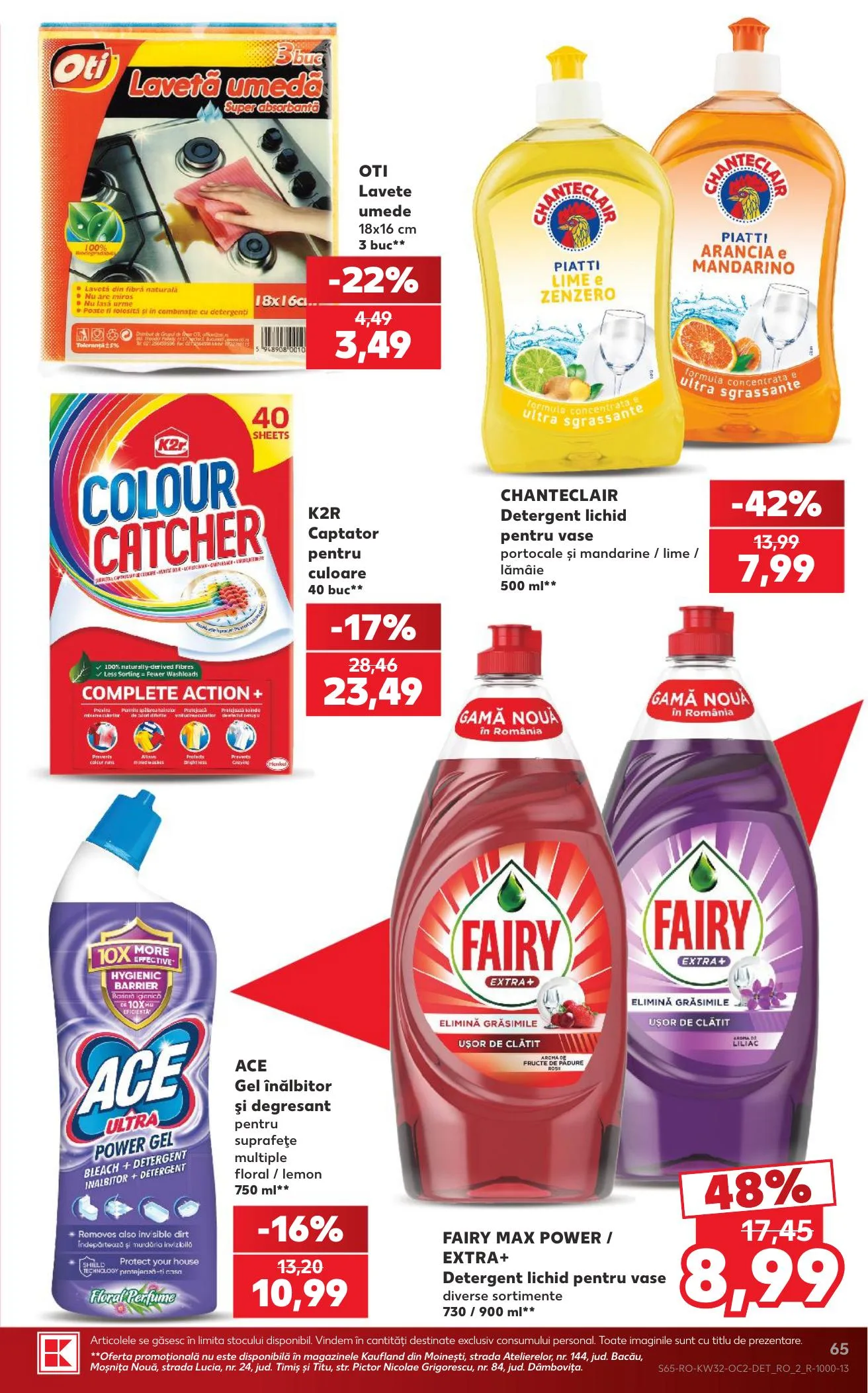 Kaufland akciós újság Románia 08.05–08.11 – 65. oldal