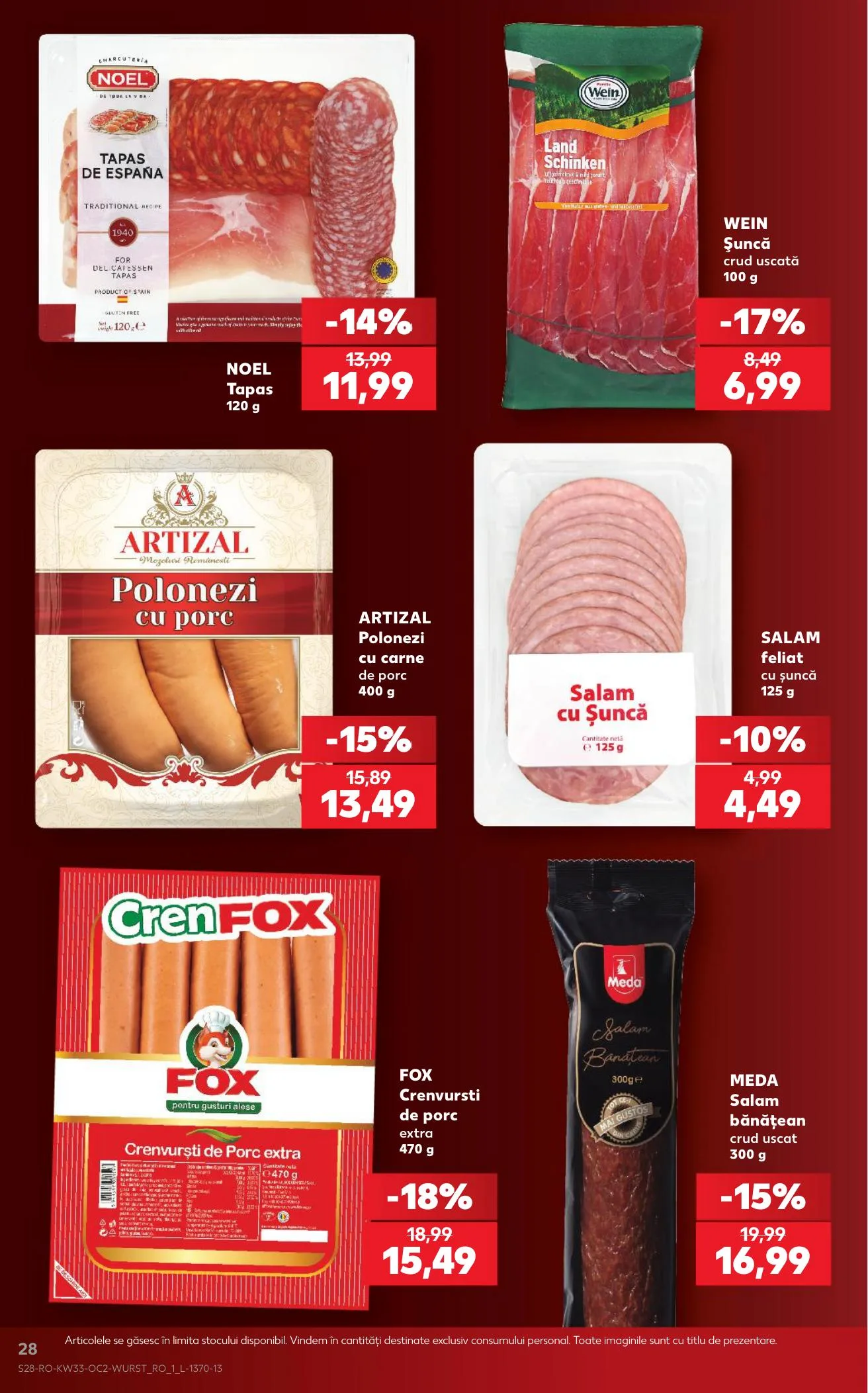 Kaufland akciós újság Románia 08.12–08.18 – 28. oldal