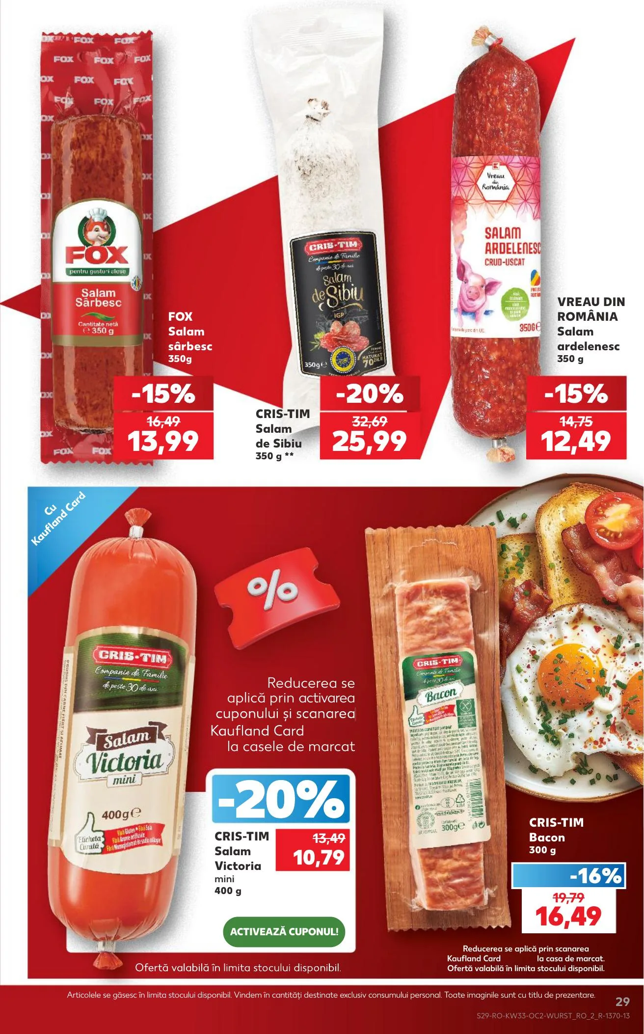 Kaufland akciós újság Románia 08.12–08.18 – 29. oldal