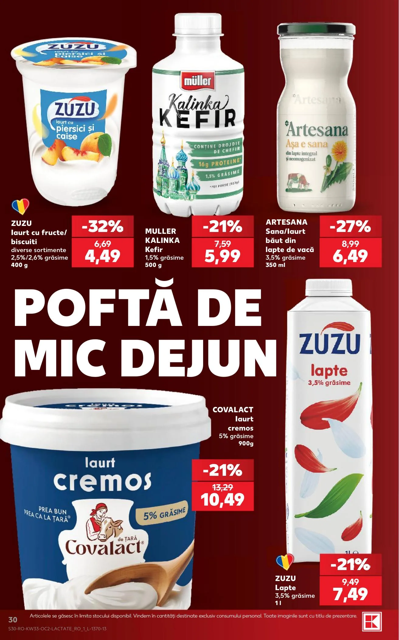 Kaufland akciós újság Románia 08.12–08.18 – 30. oldal
