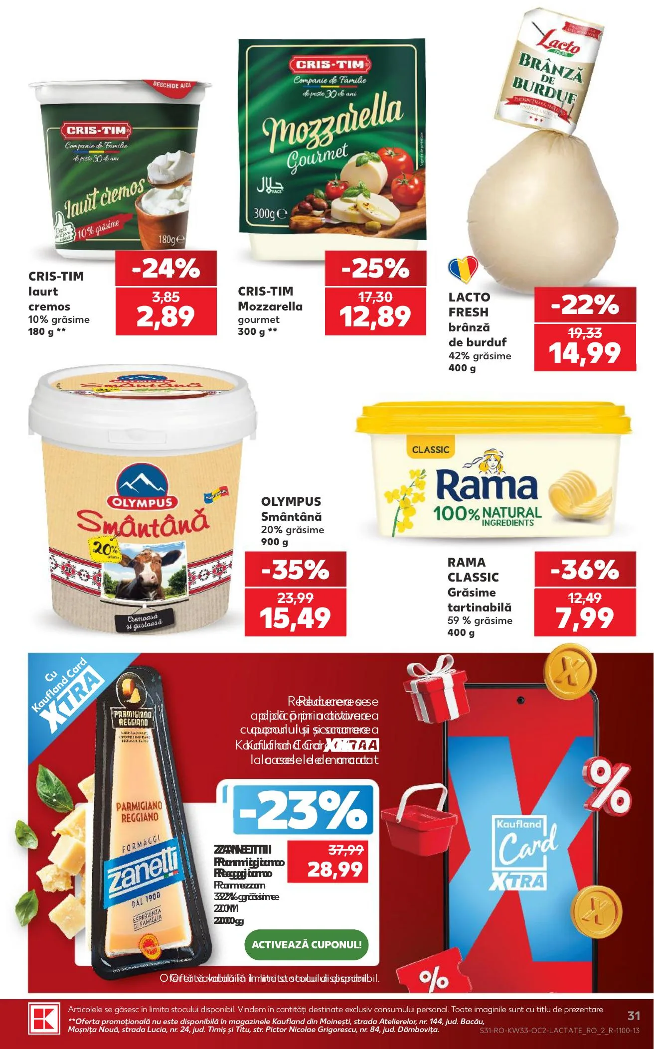Kaufland akciós újság Románia 08.12–08.18 – 31. oldal