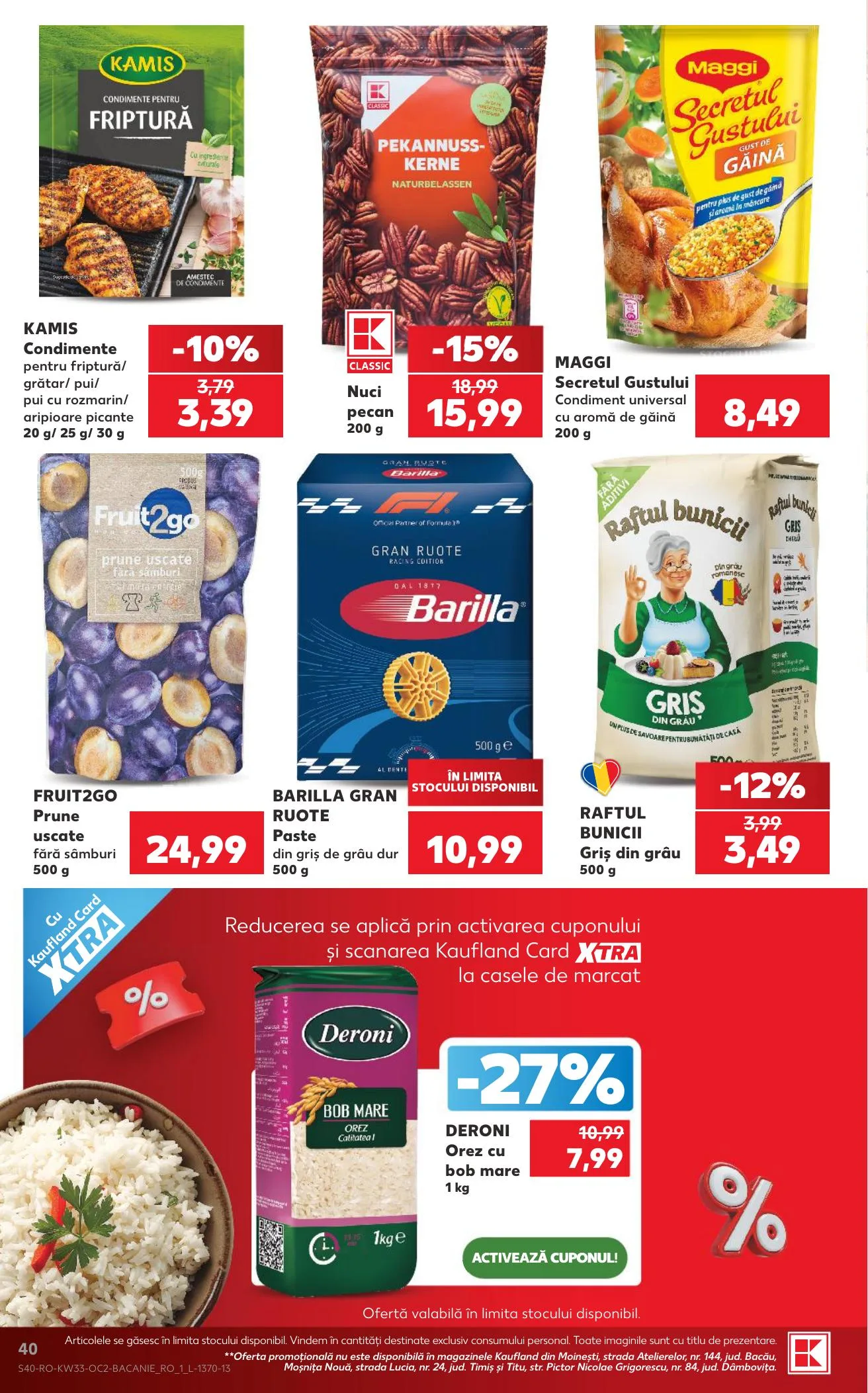 Kaufland akciós újság Románia 08.12–08.18 – 40. oldal