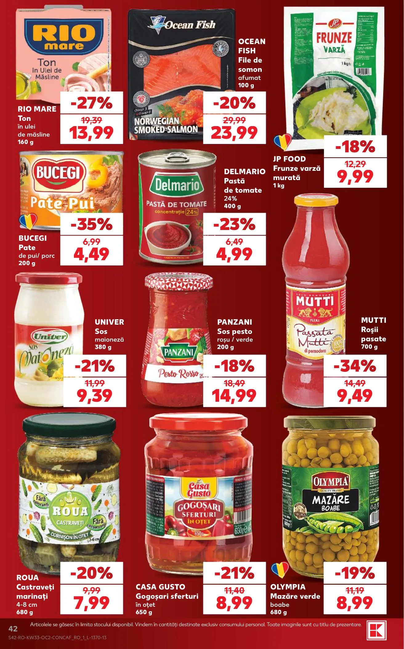 Kaufland akciós újság Románia 08.12–08.18 – 42. oldal