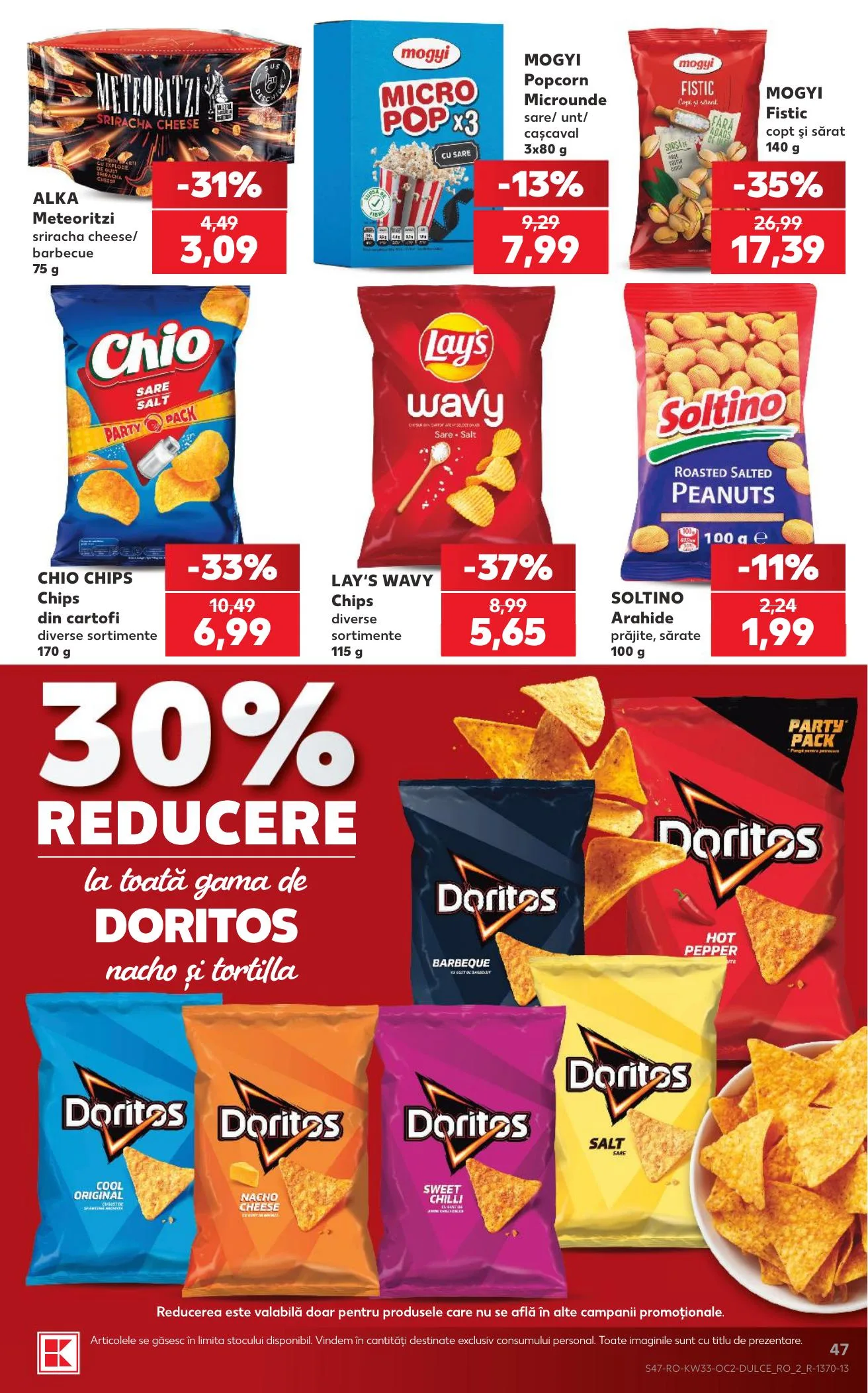 Kaufland akciós újság Románia 08.12–08.18 – 47. oldal