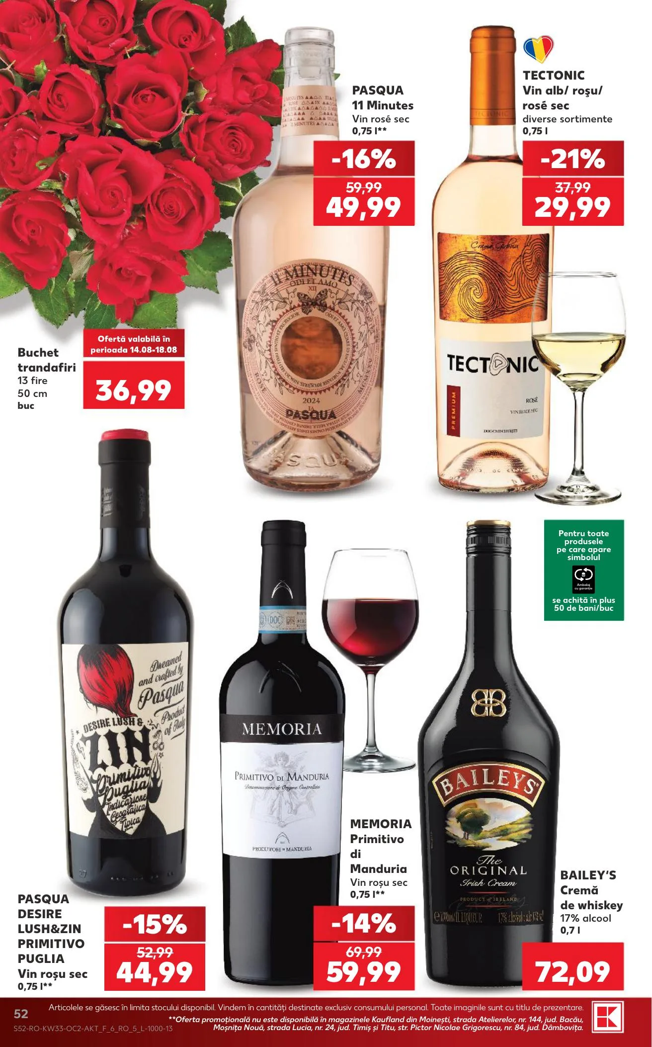Kaufland akciós újság Románia 08.12–08.18 – 52. oldal