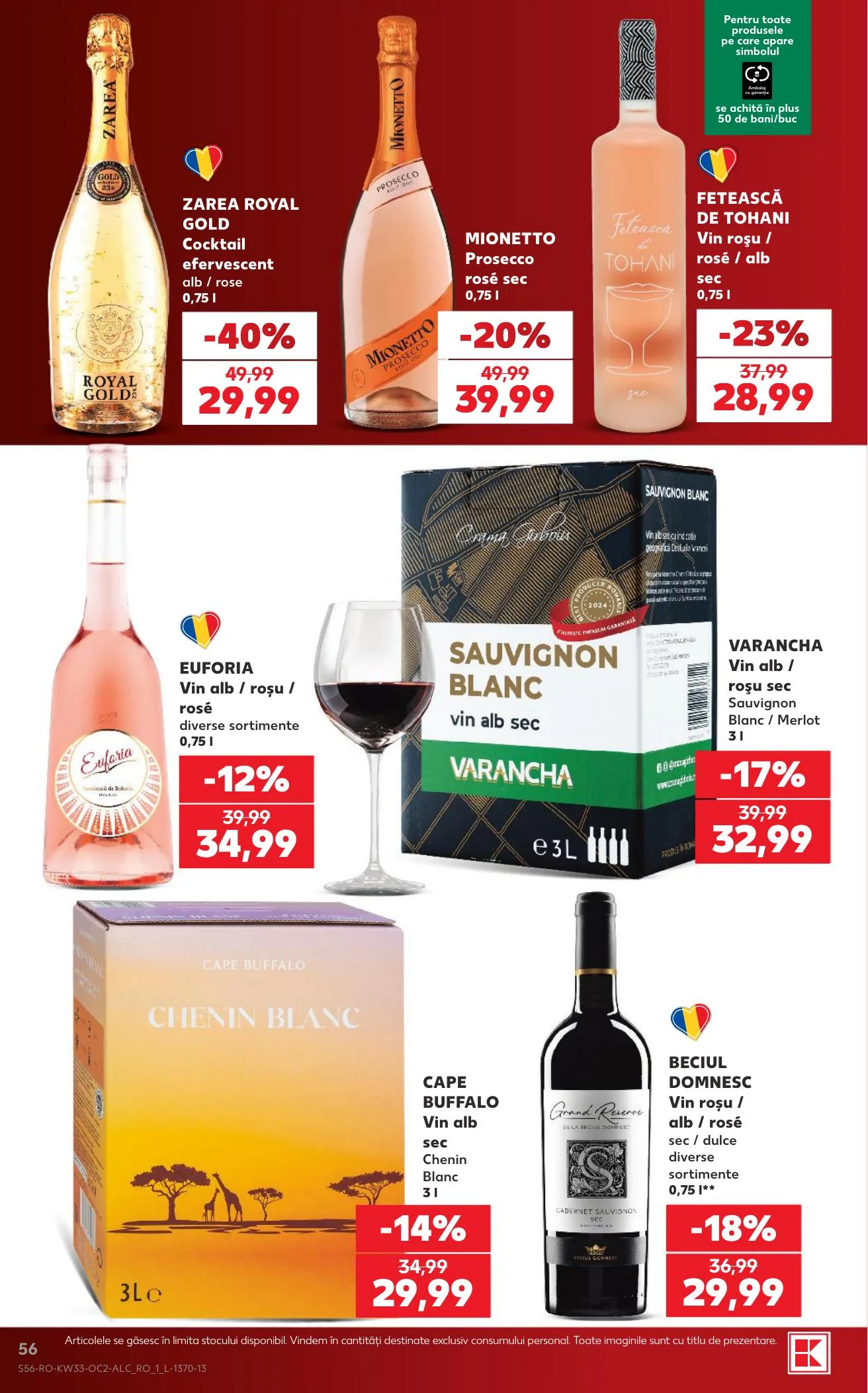 Kaufland akciós újság Románia 08.12–08.18 – 56. oldal
