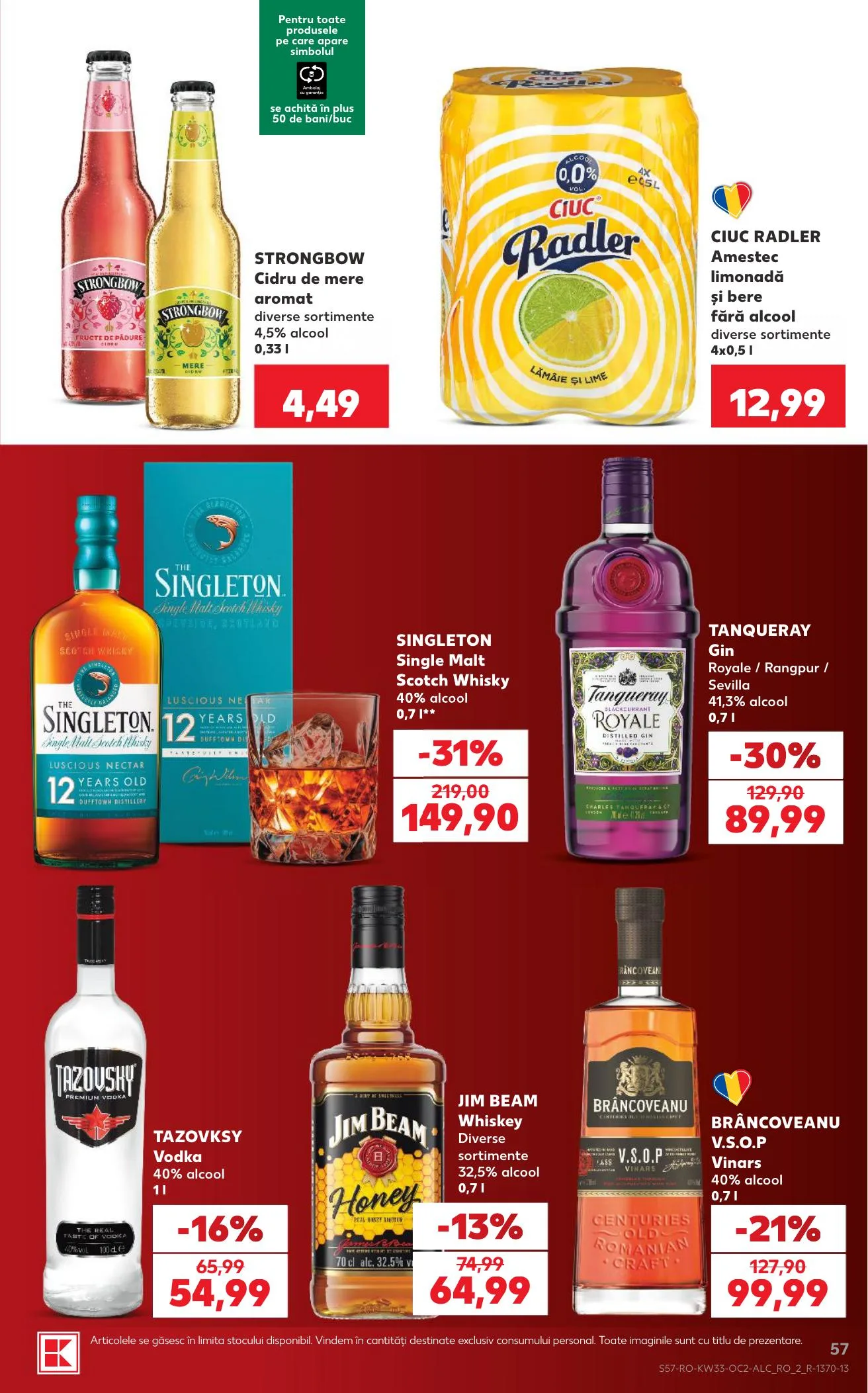 Kaufland akciós újság Románia 08.12–08.18 – 57. oldal