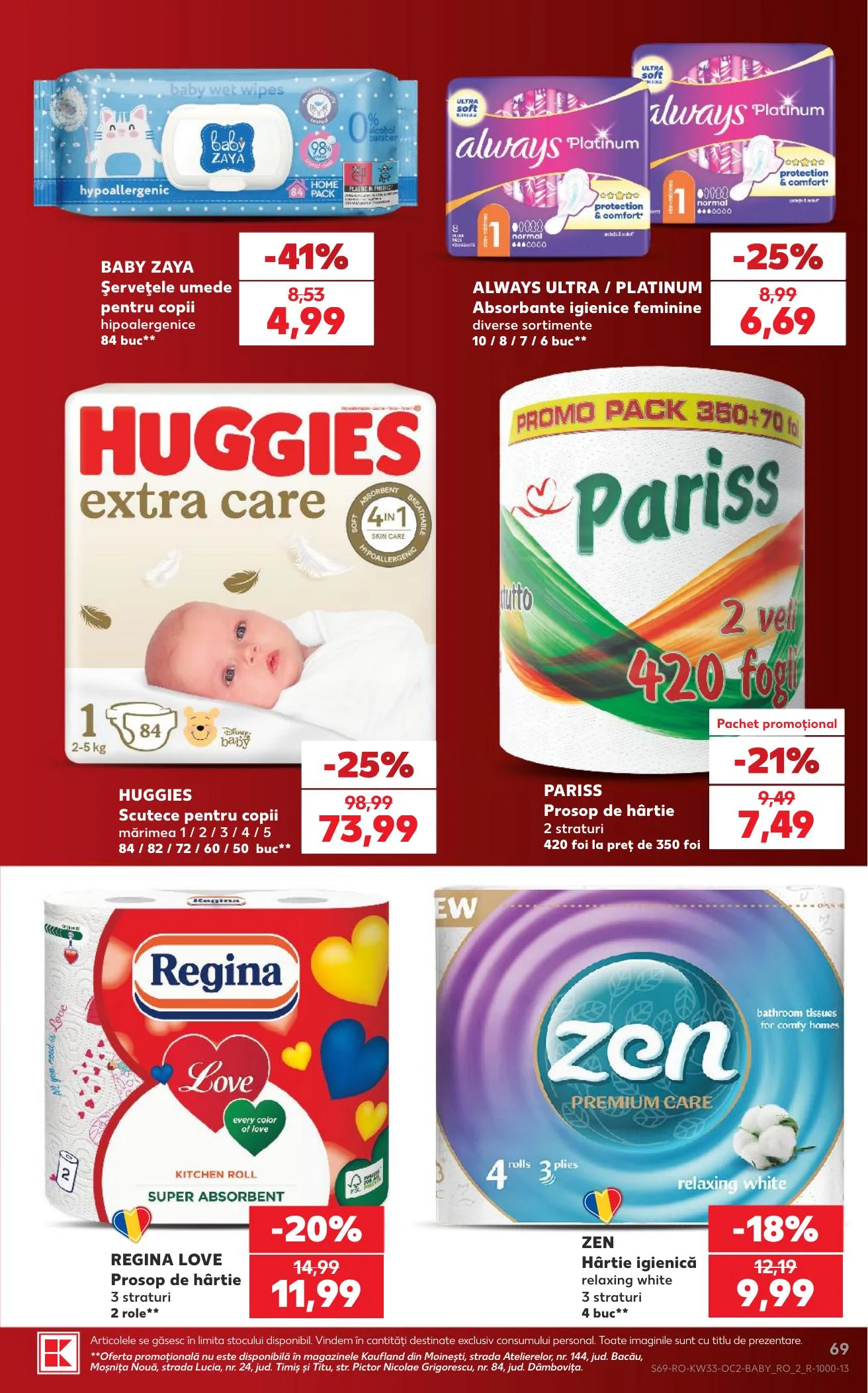Kaufland akciós újság Románia 08.12–08.18 – 69. oldal