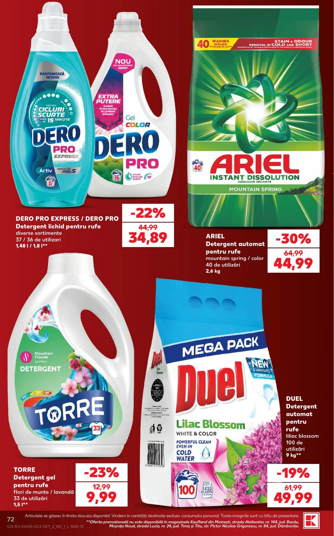 Kaufland akciós újság Románia 08.12–08.18 – 72. oldal