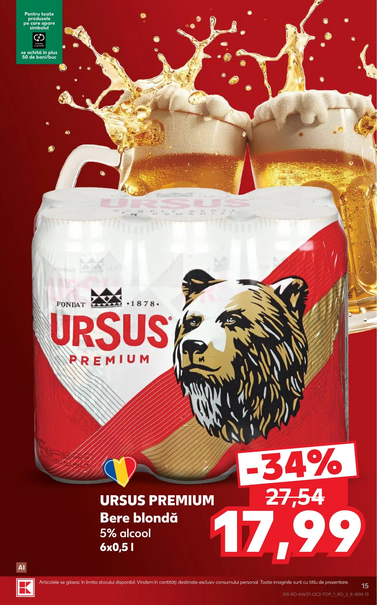 Kaufland akciós újság Románia 09.09–09.15 – 15. oldal