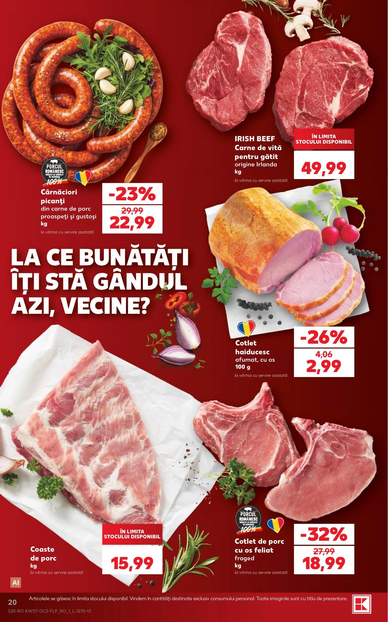 Kaufland akciós újság Románia 09.09–09.15 – 20. oldal