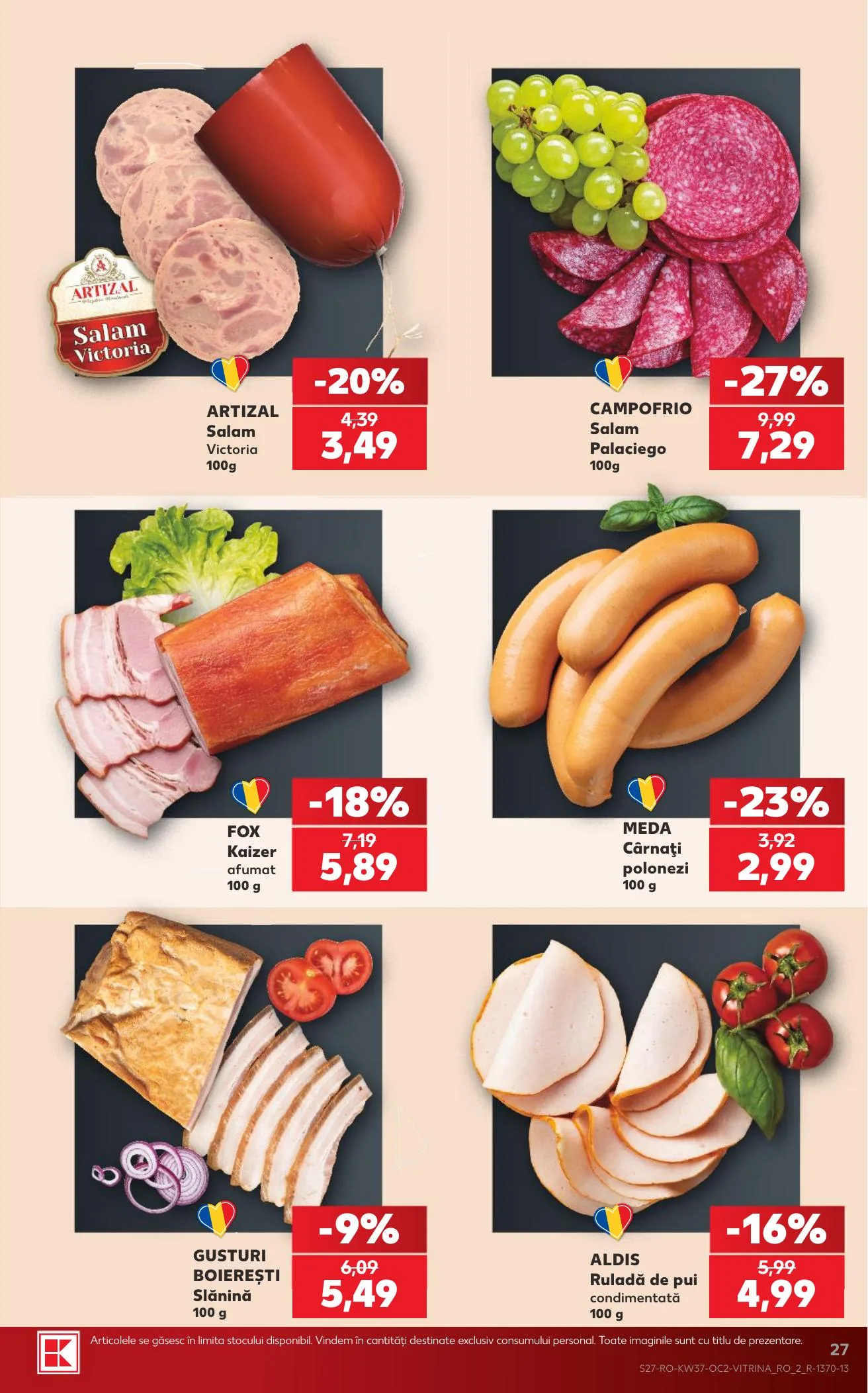 Kaufland akciós újság Románia 09.09–09.15 – 27. oldal