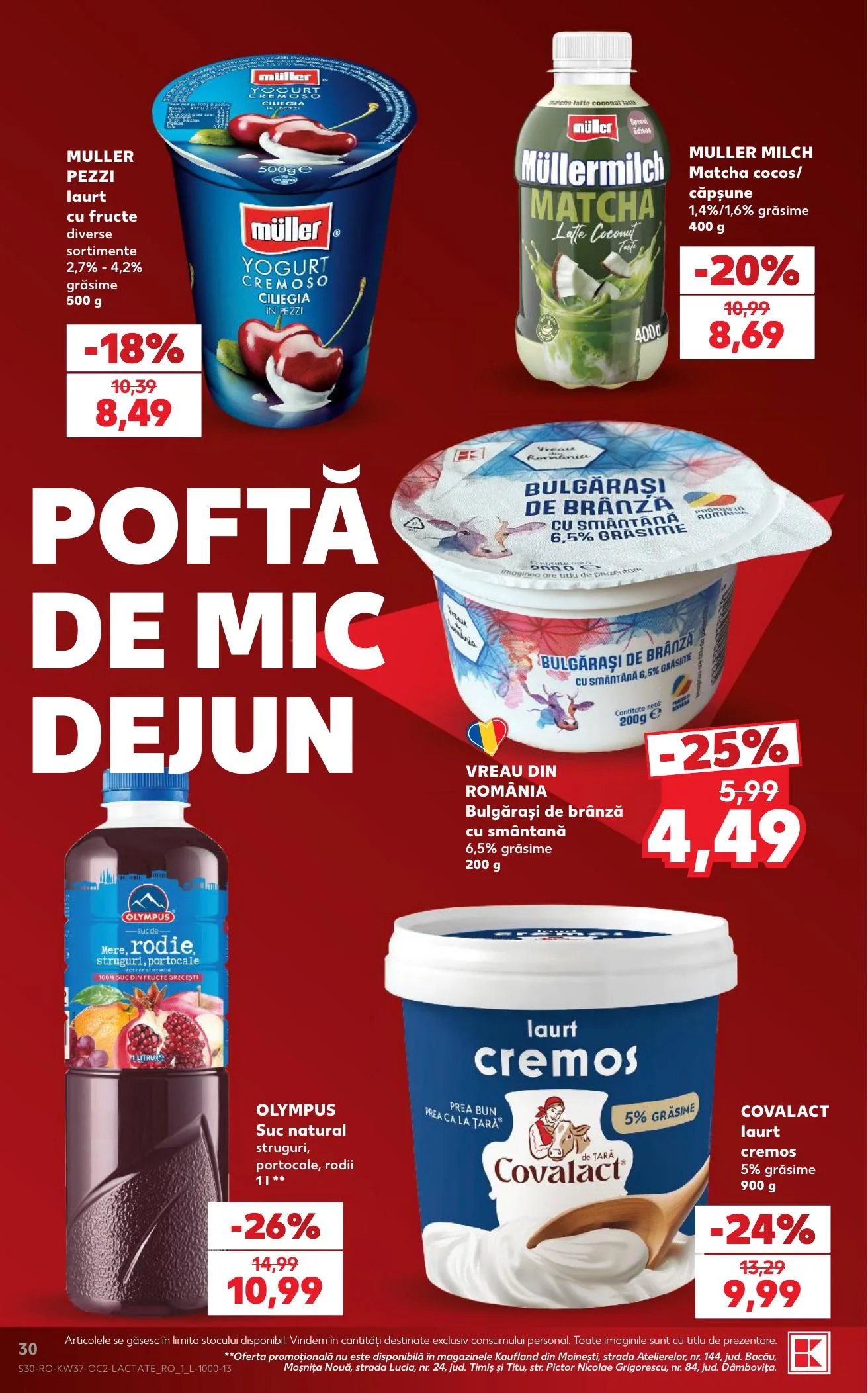 Kaufland akciós újság Románia 09.09–09.15 – 30. oldal