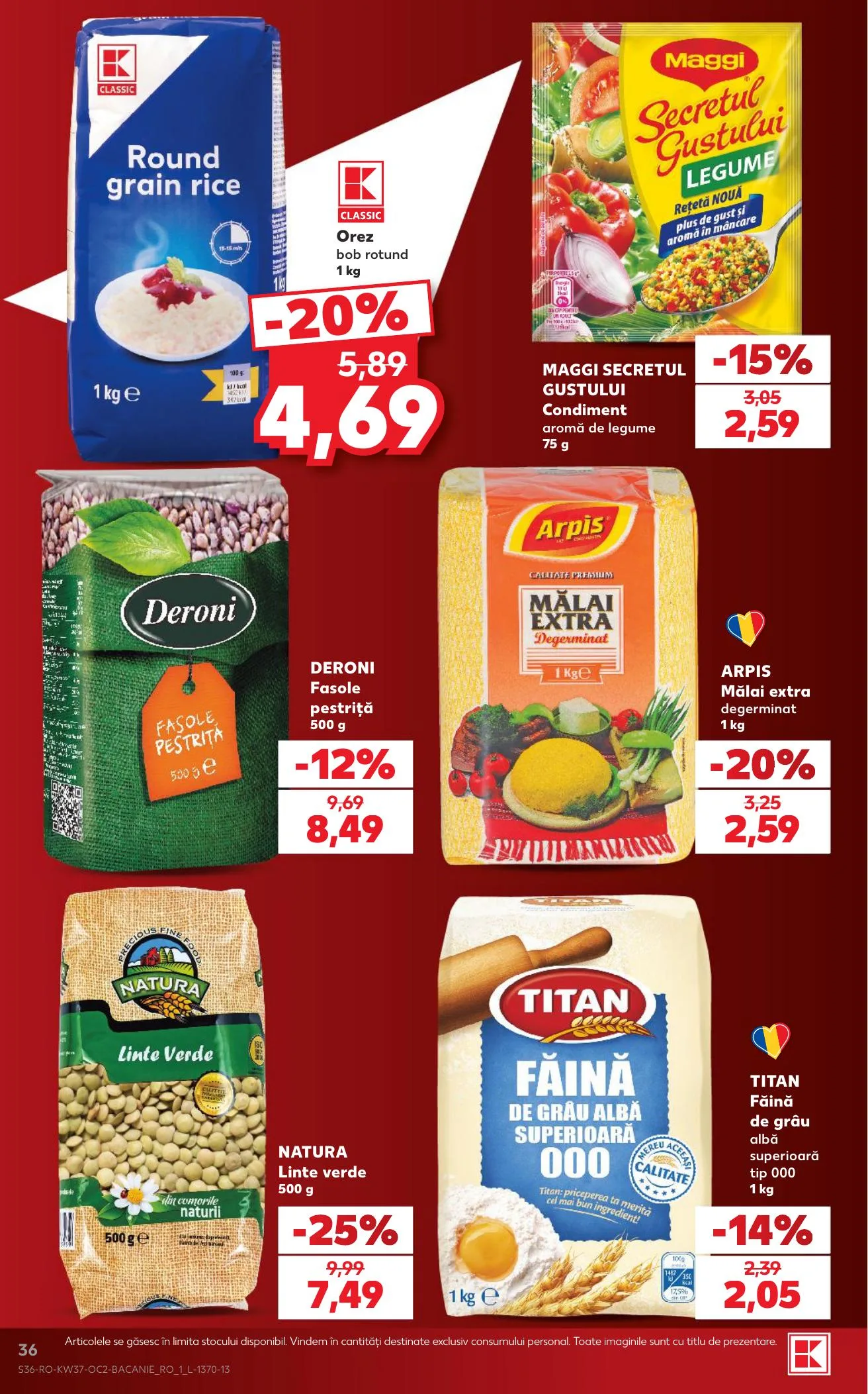 Kaufland akciós újság Románia 09.09–09.15 – 36. oldal