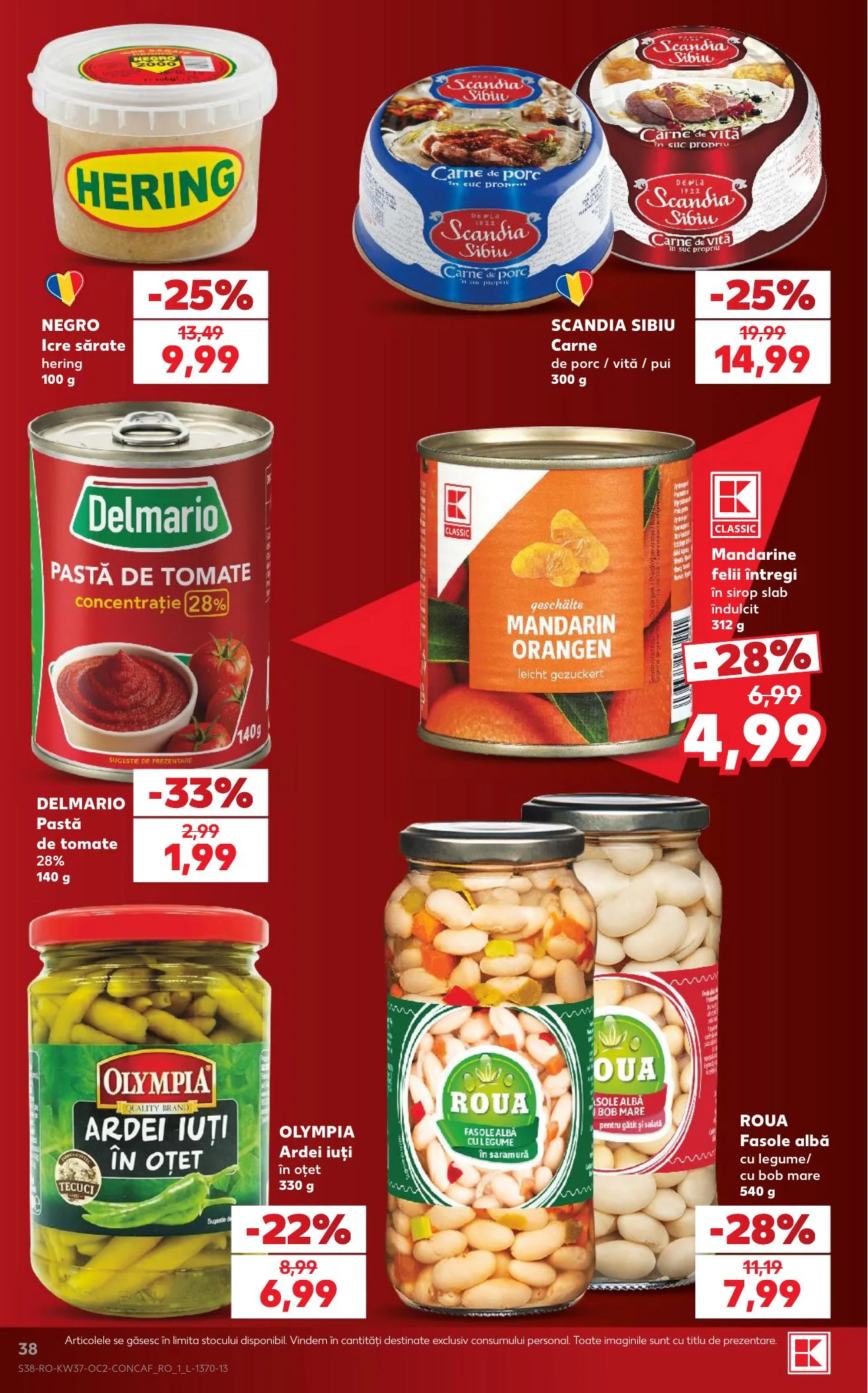 Kaufland akciós újság Románia 09.09–09.15 – 38. oldal
