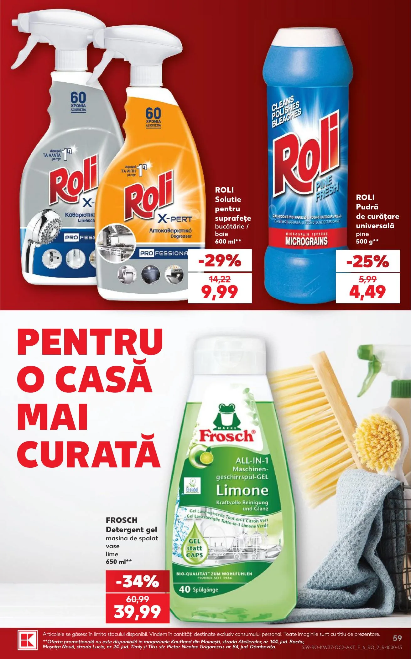 Kaufland akciós újság Románia 09.09–09.15 – 59. oldal