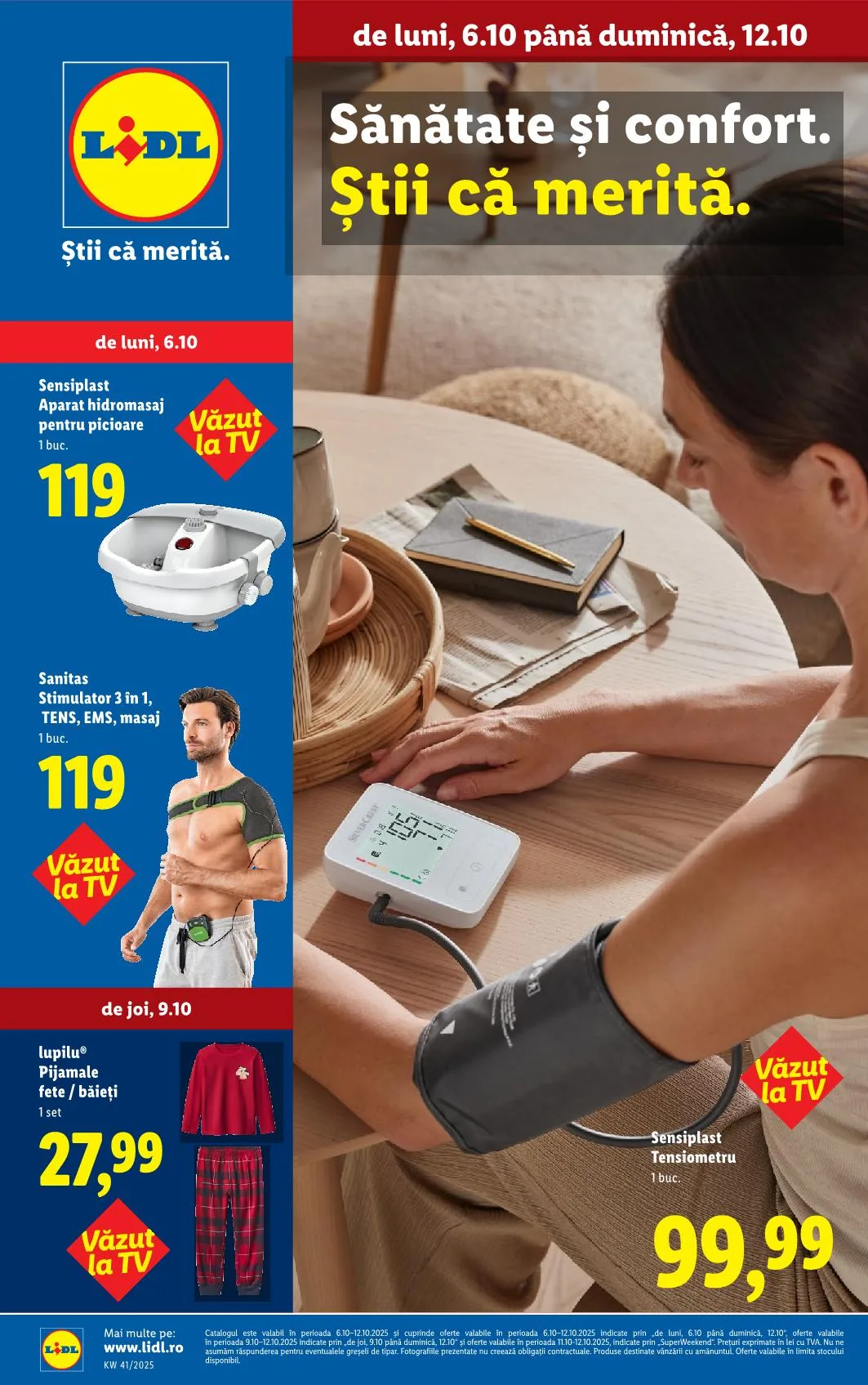 Lidl akciós újság Románia nonfood 10.06–10.12