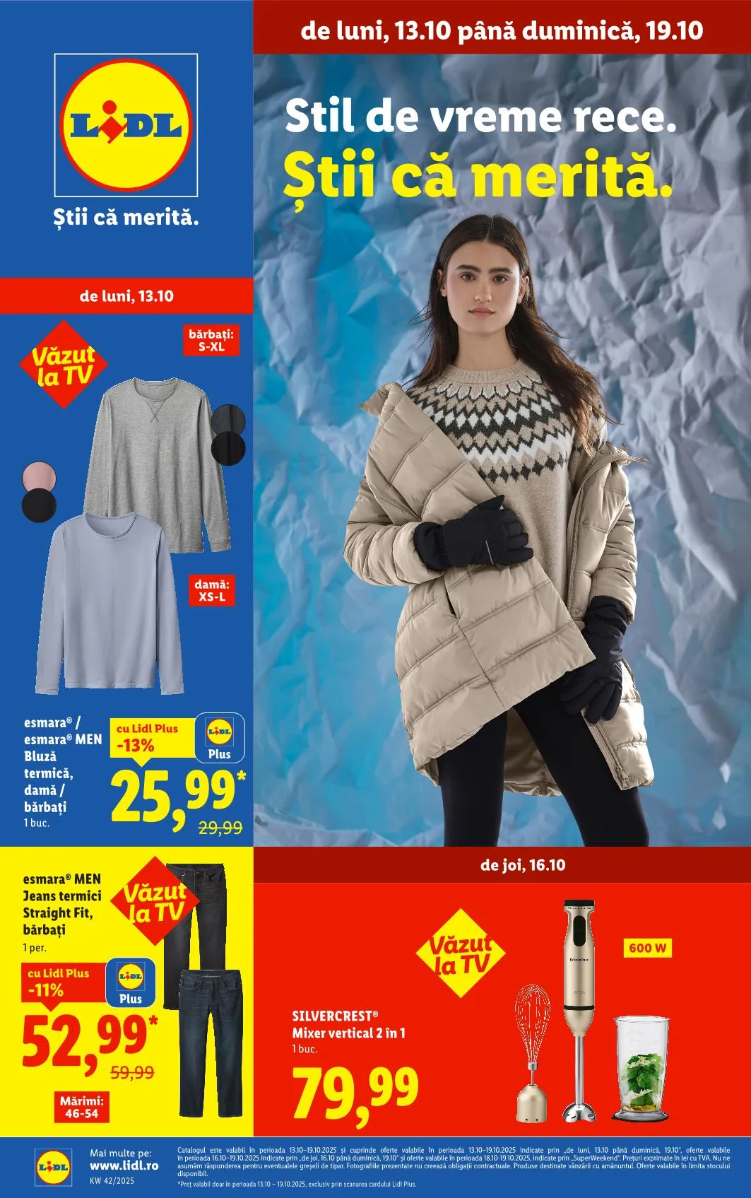 Lidl akciós újság Románia nonfood 10.13–10.19