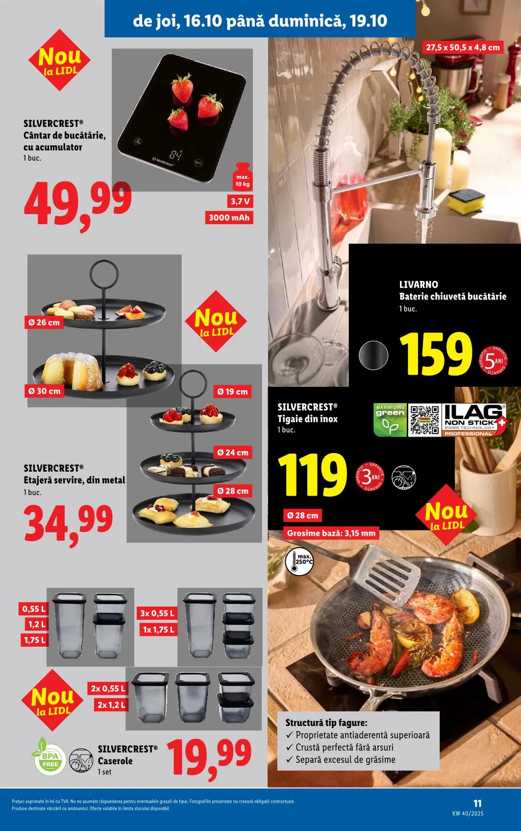 Lidl akciós újság Románia nonfood 10.13–10.19 – 3. oldal