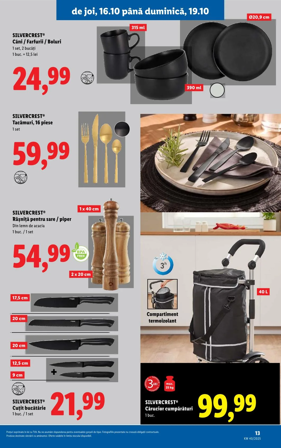Lidl akciós újság Románia nonfood 10.13–10.19 – 5. oldal