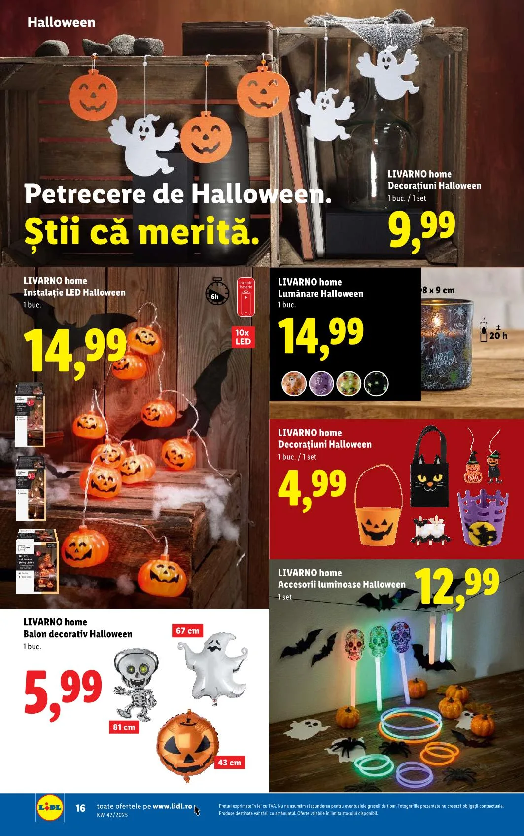 Lidl akciós újság Románia nonfood 10.13–10.19 – 8. oldal