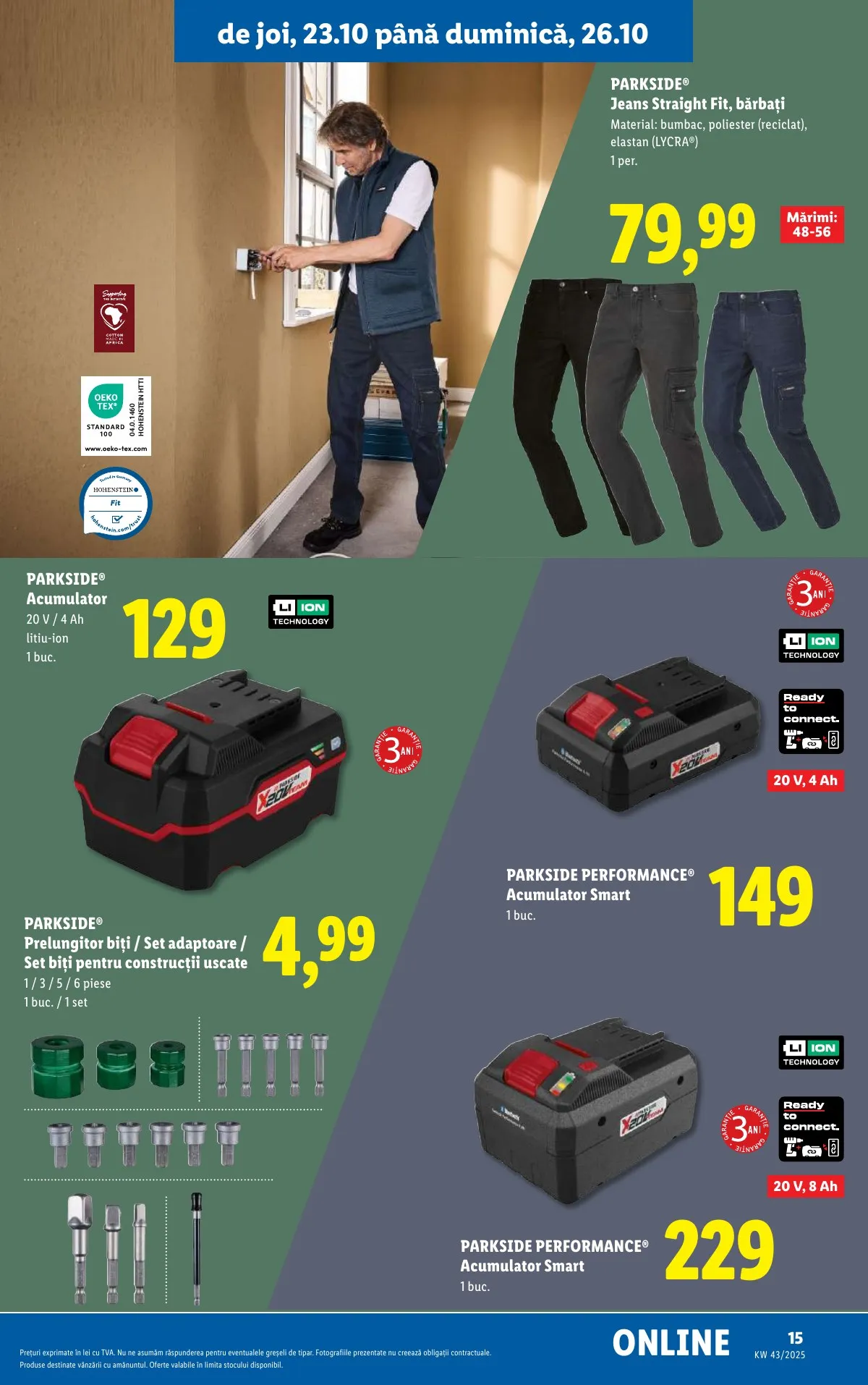 Lidl akciós újság Románia Nonfood 10.20–10.26 – 15. oldal