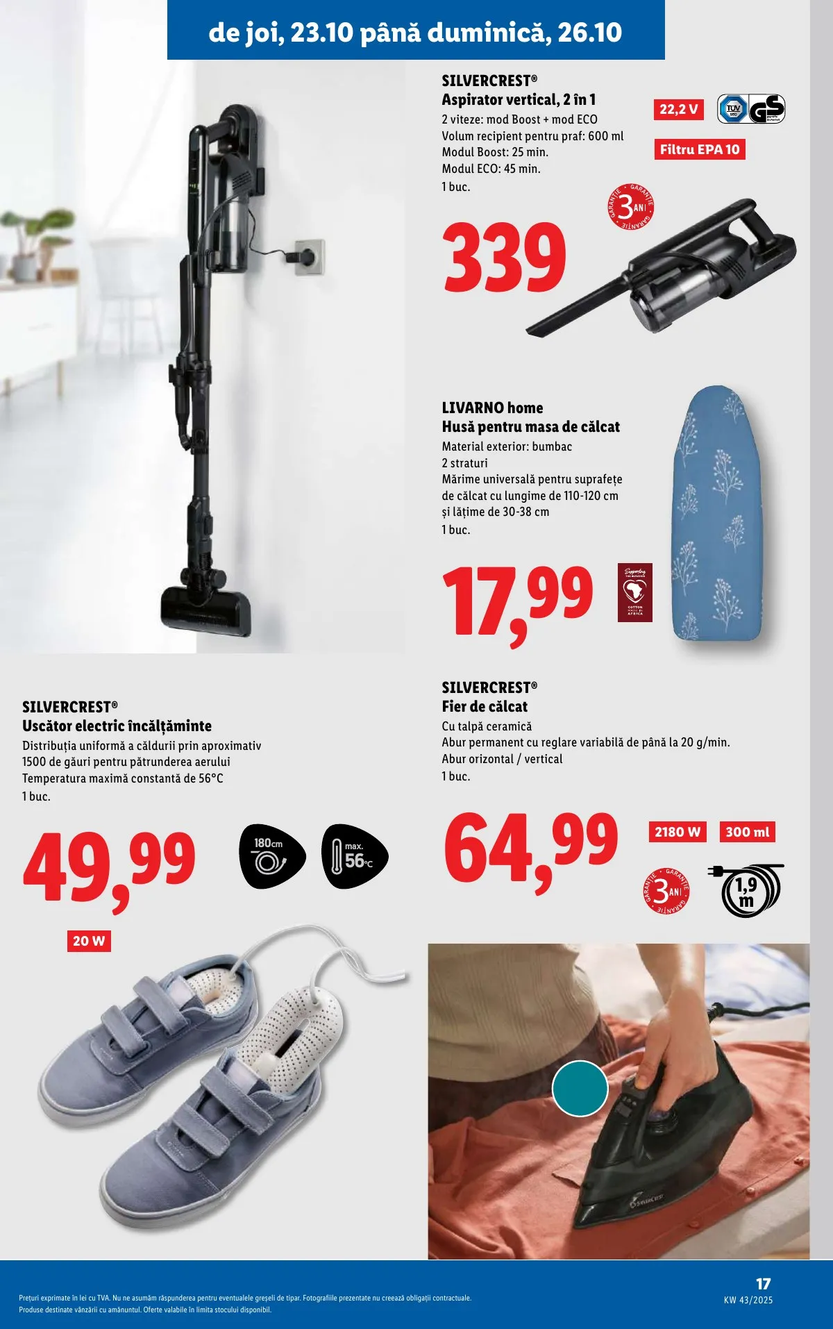 Lidl akciós újság Románia Nonfood 10.20–10.26 – 17. oldal