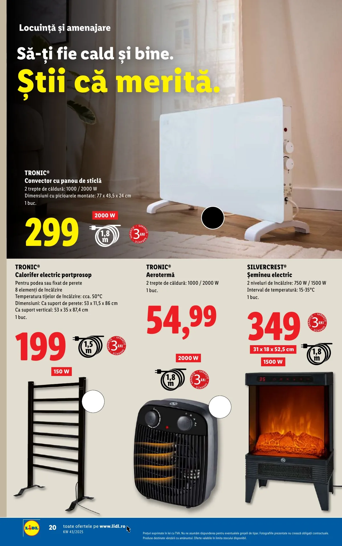Lidl akciós újság Románia Nonfood 10.20–10.26 – 20. oldal