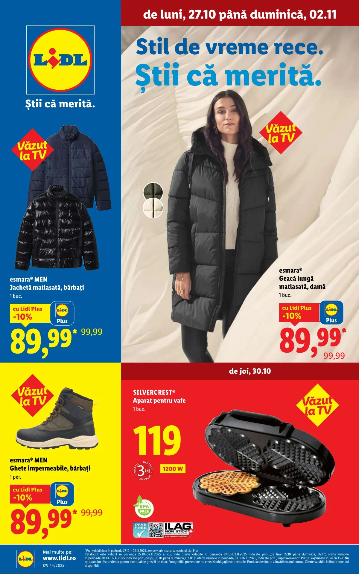 Lidl akciós újság Románia Nonfood 10.27–11.02