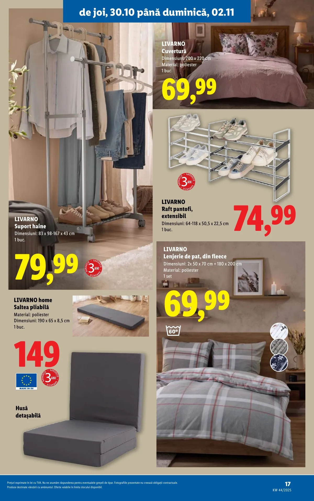 Lidl akciós újság Románia Nonfood 10.27–11.02 – 17. oldal