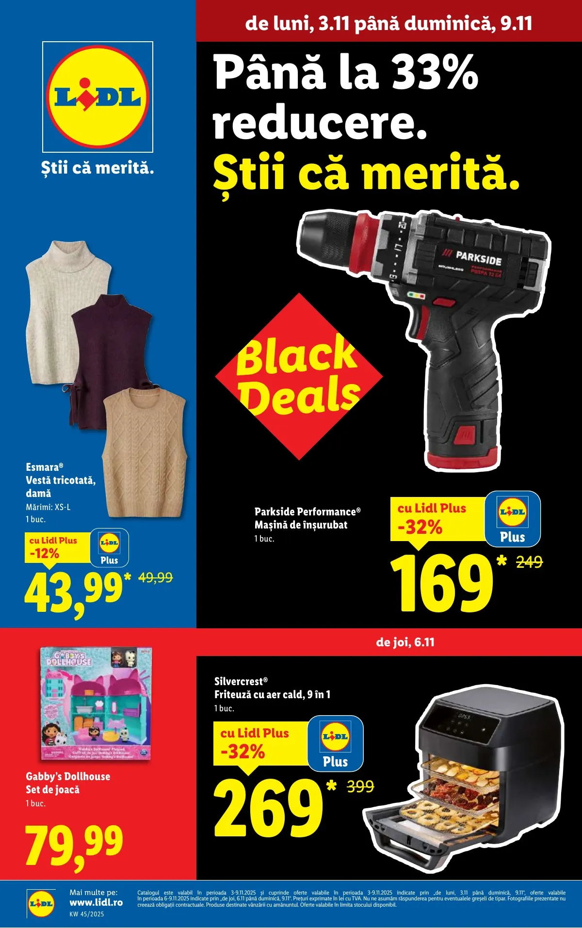 Lidl akciós újság Románia Nonfood 11.03–11.09