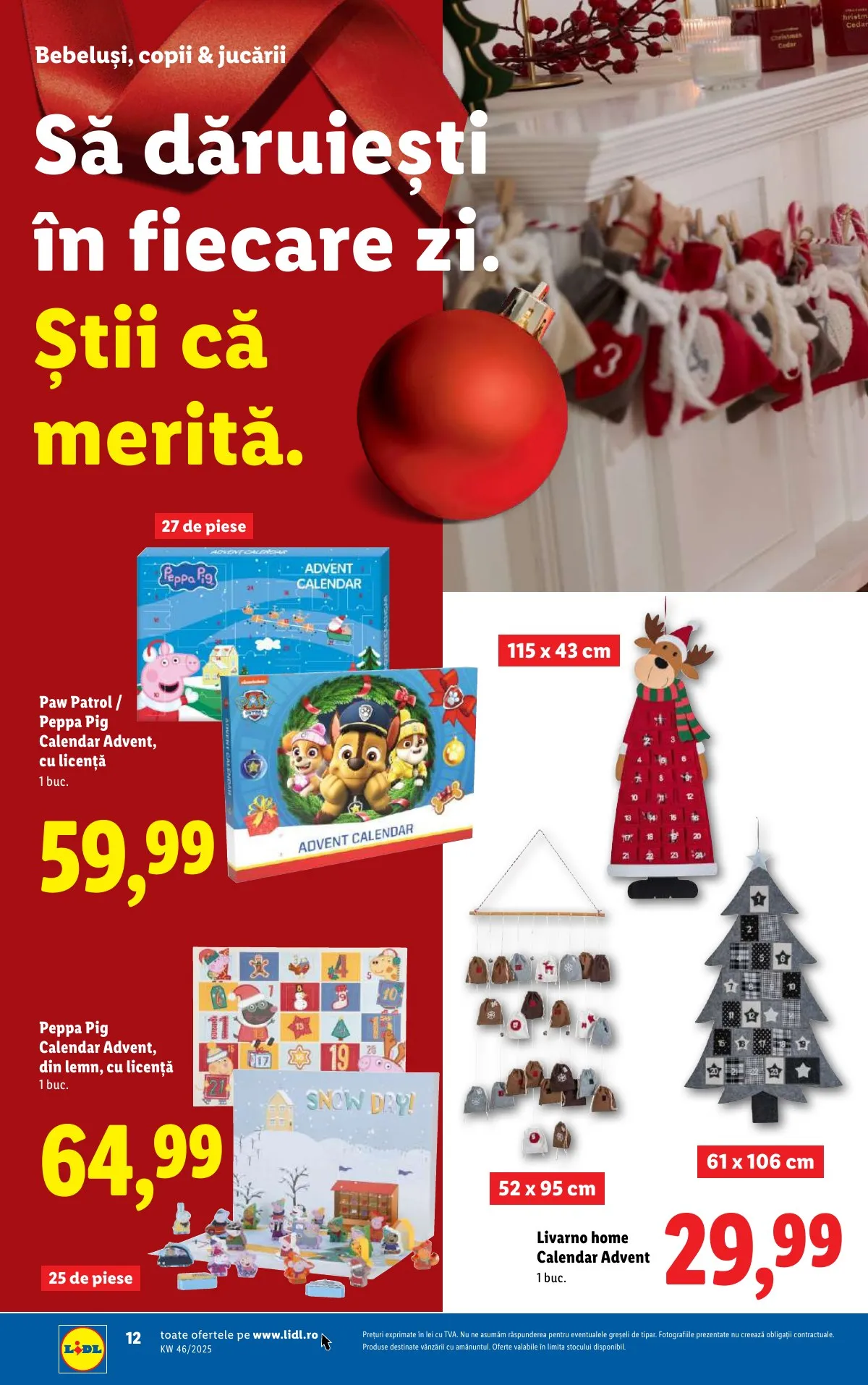 Lidl akciós újság Románia Nonfood 11.10–11.16 – 12. oldal