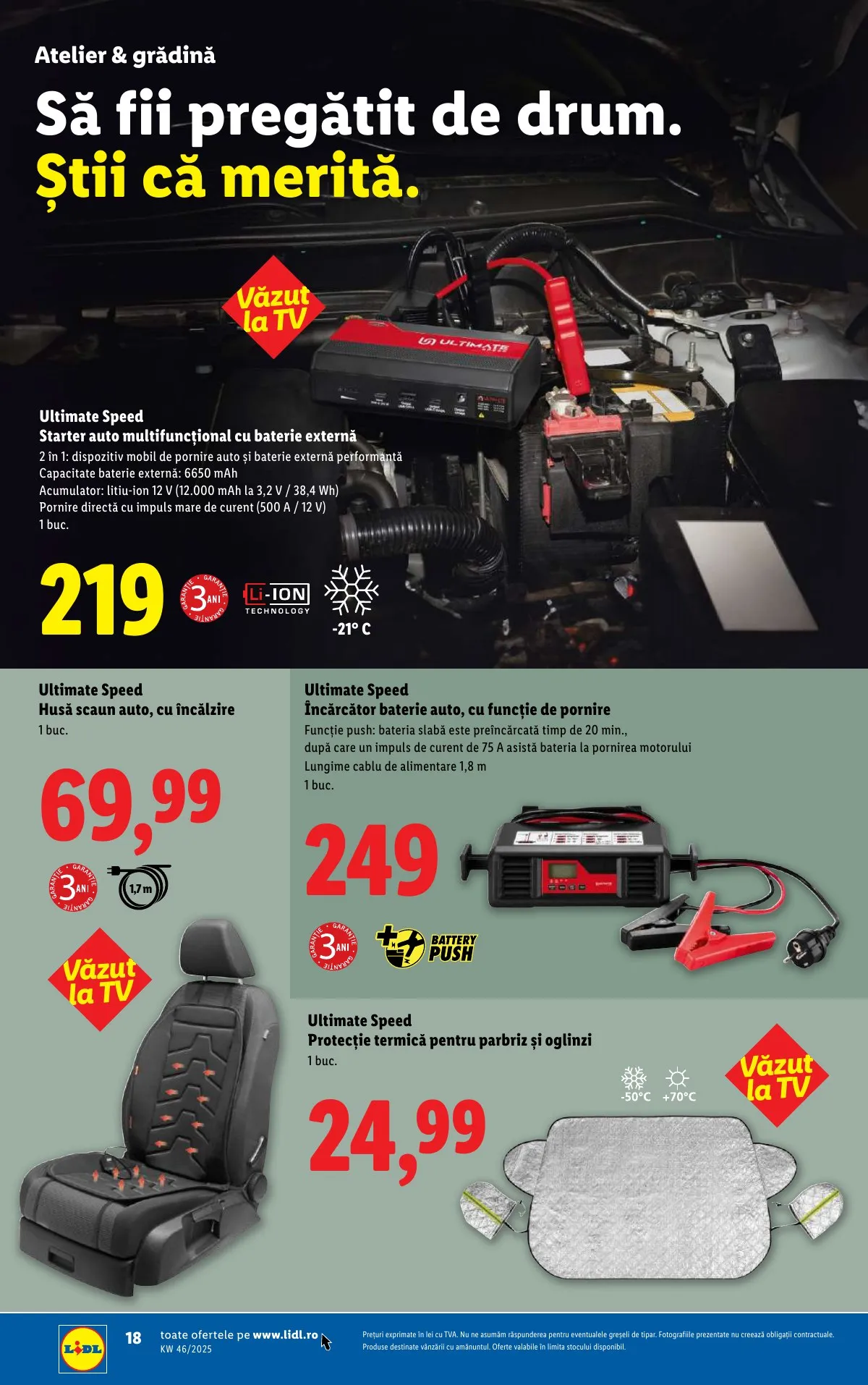 Lidl akciós újság Románia Nonfood 11.10–11.16 – 18. oldal