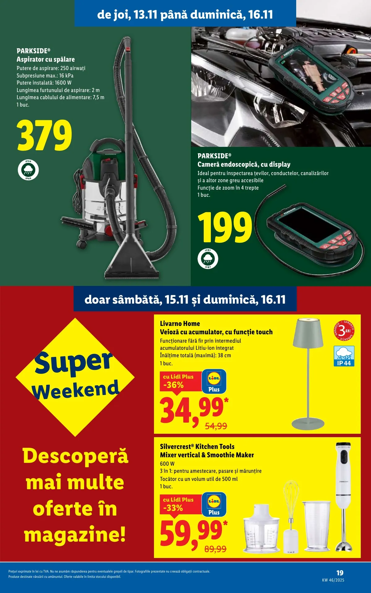 Lidl akciós újság Románia Nonfood 11.10–11.16 – 19. oldal
