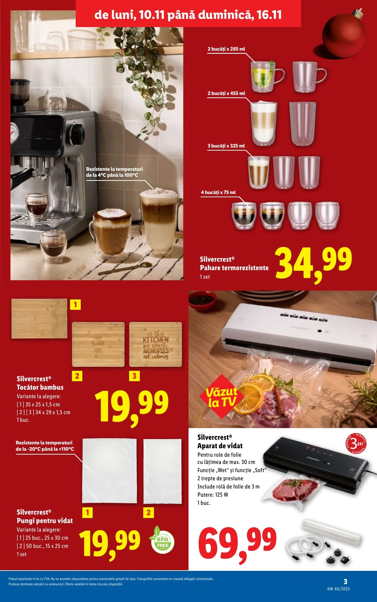Lidl akciós újság Románia Nonfood 11.10–11.16 – 3. oldal