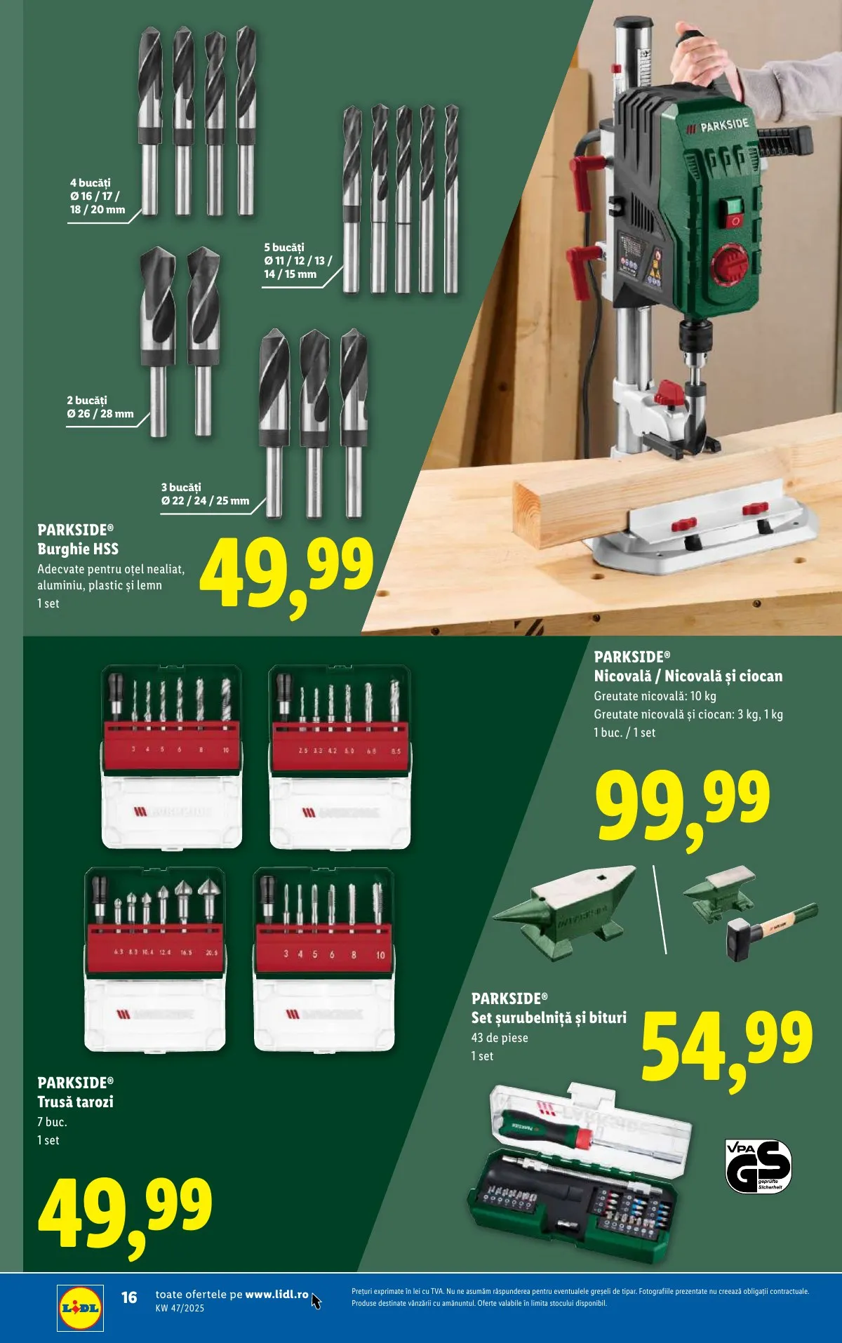 Lidl akciós újság Románia Nonfood 11.17–11.23 – 16. oldal