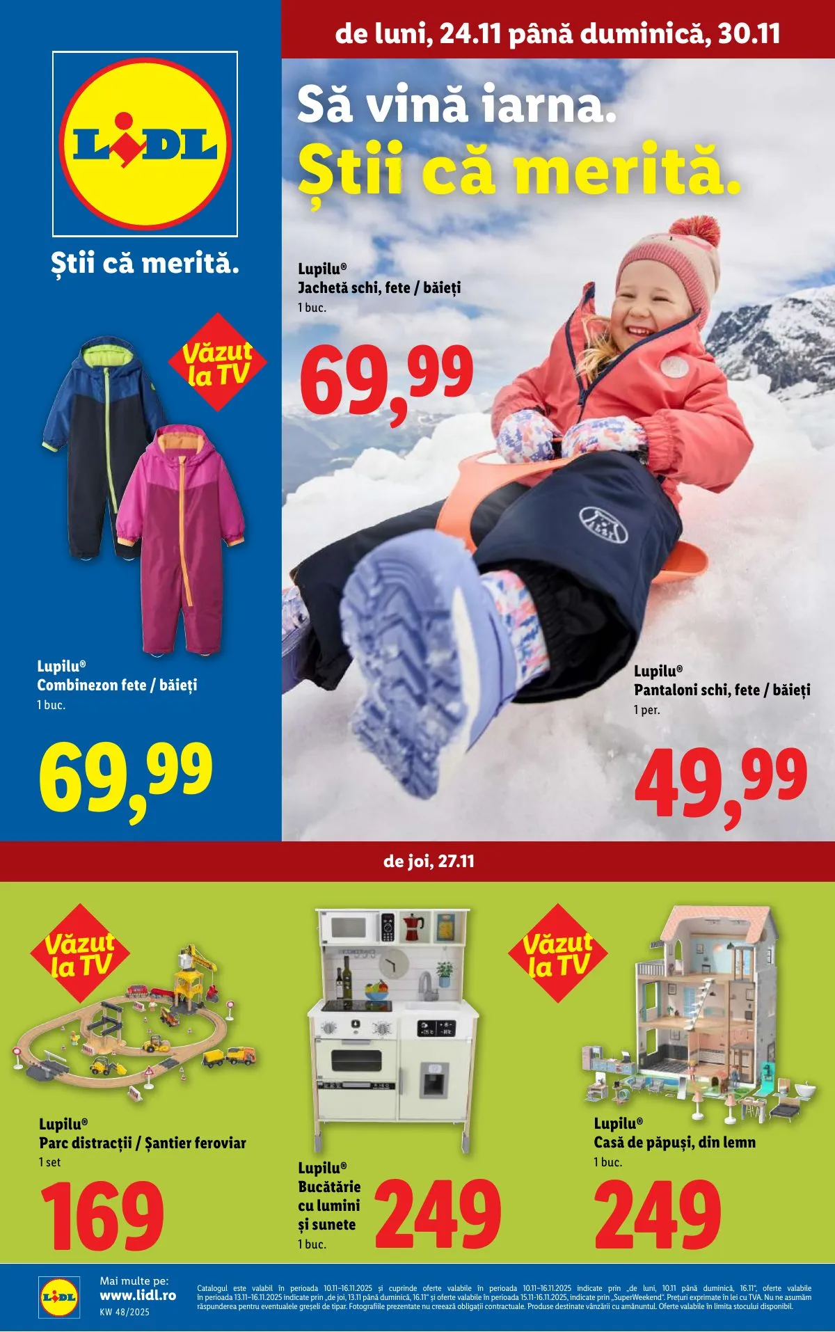 Lidl akciós újság Románia Nonfood 11.24–11.30