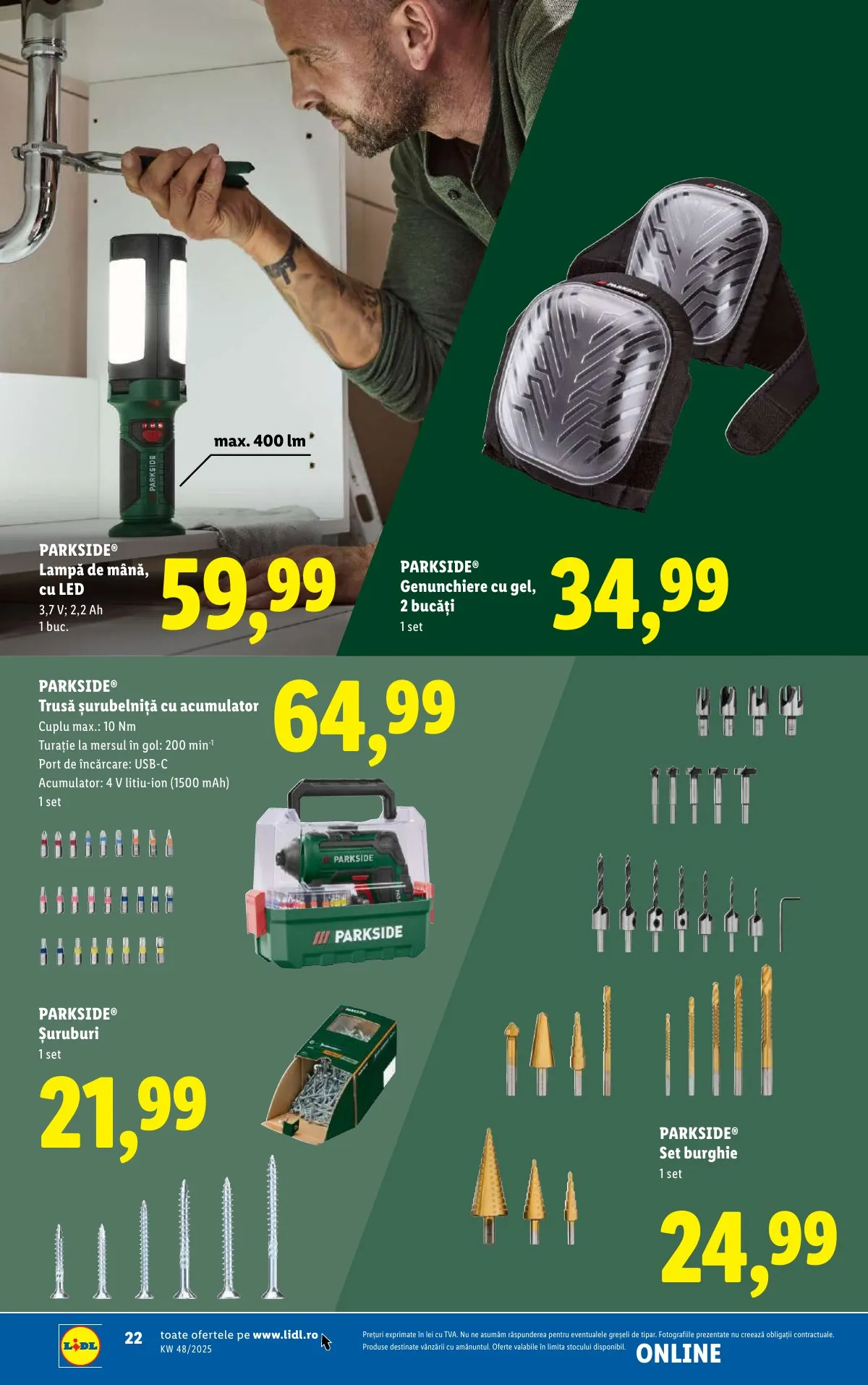 Lidl akciós újság Románia Nonfood 11.24–11.30 – 22. oldal